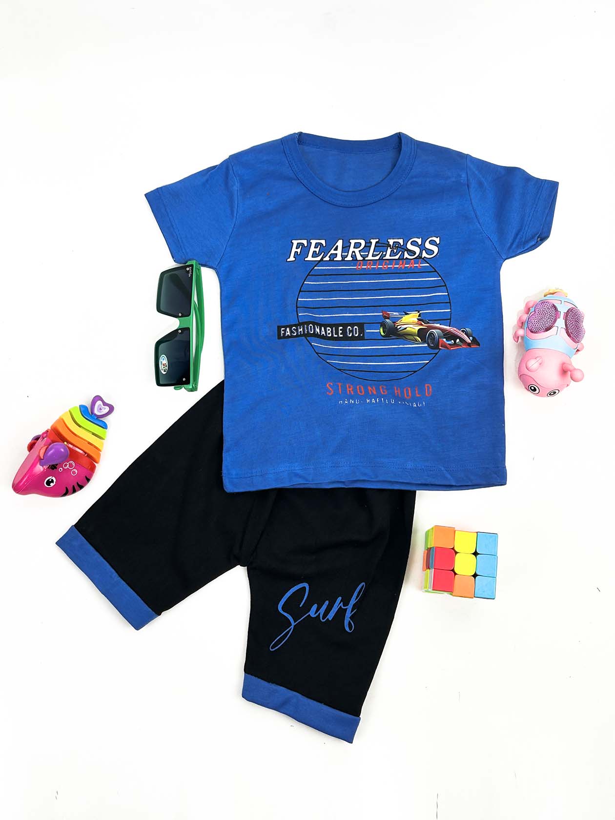 1Yr - 4Yrs Blue Fearless Suit For Kids RZ BS332