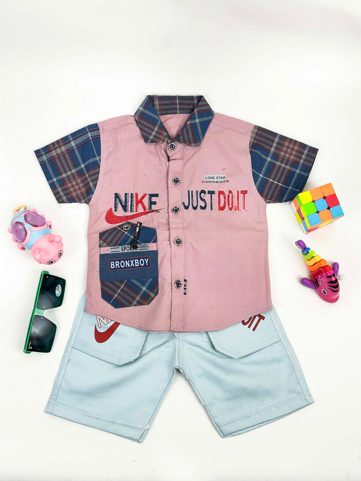 1Yr - 4Yrs NK Pink Suit For Kids RZ BS337