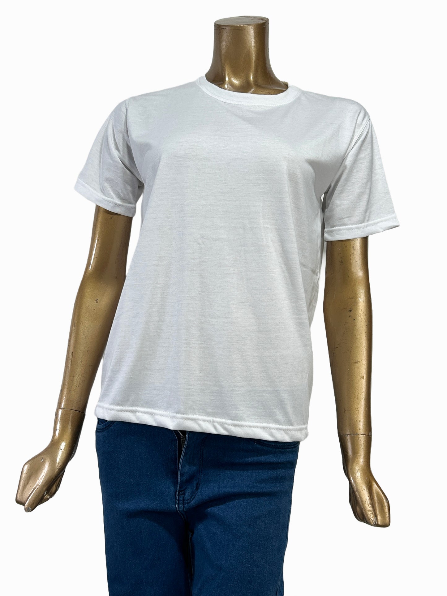 Crew Neck T-Shirt for Women White