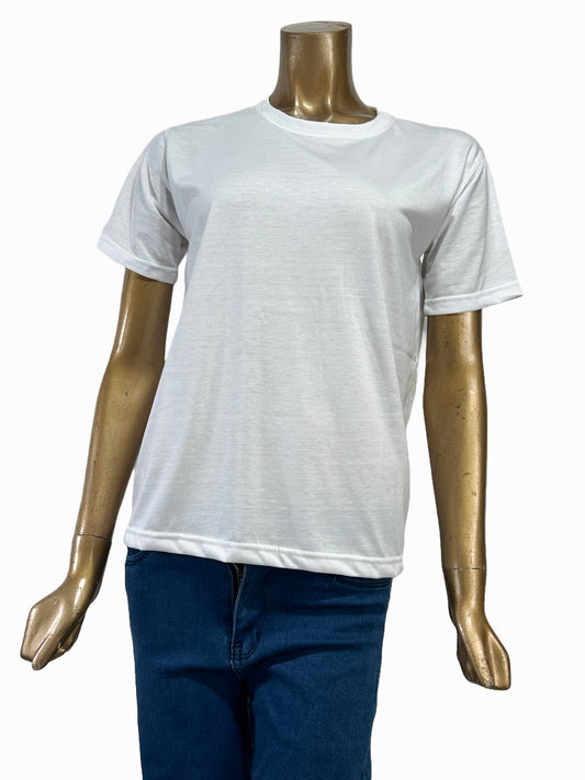 Crew Neck T-Shirt for Women White