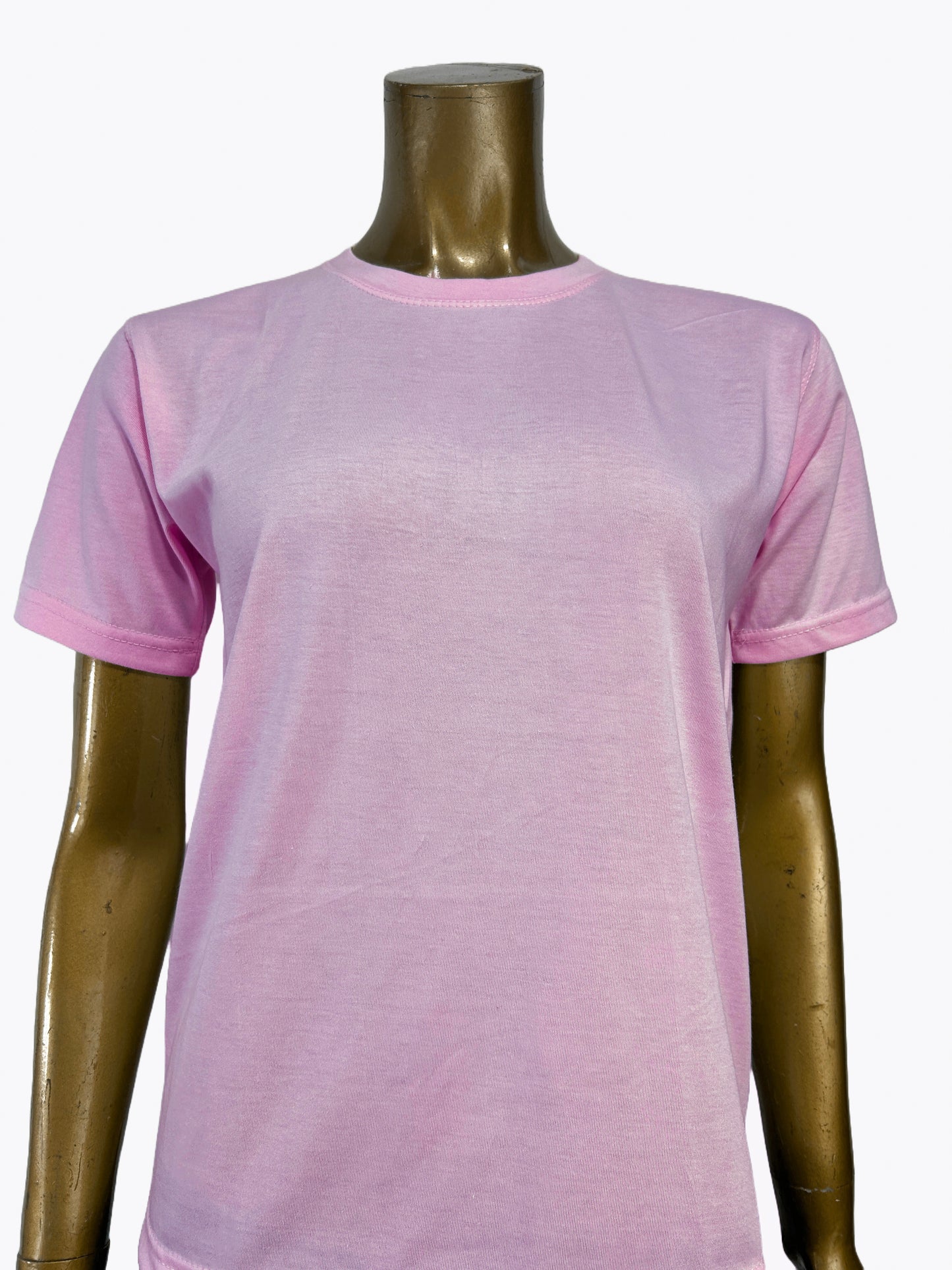 Crew Neck T-Shirt for Women Baby Pink