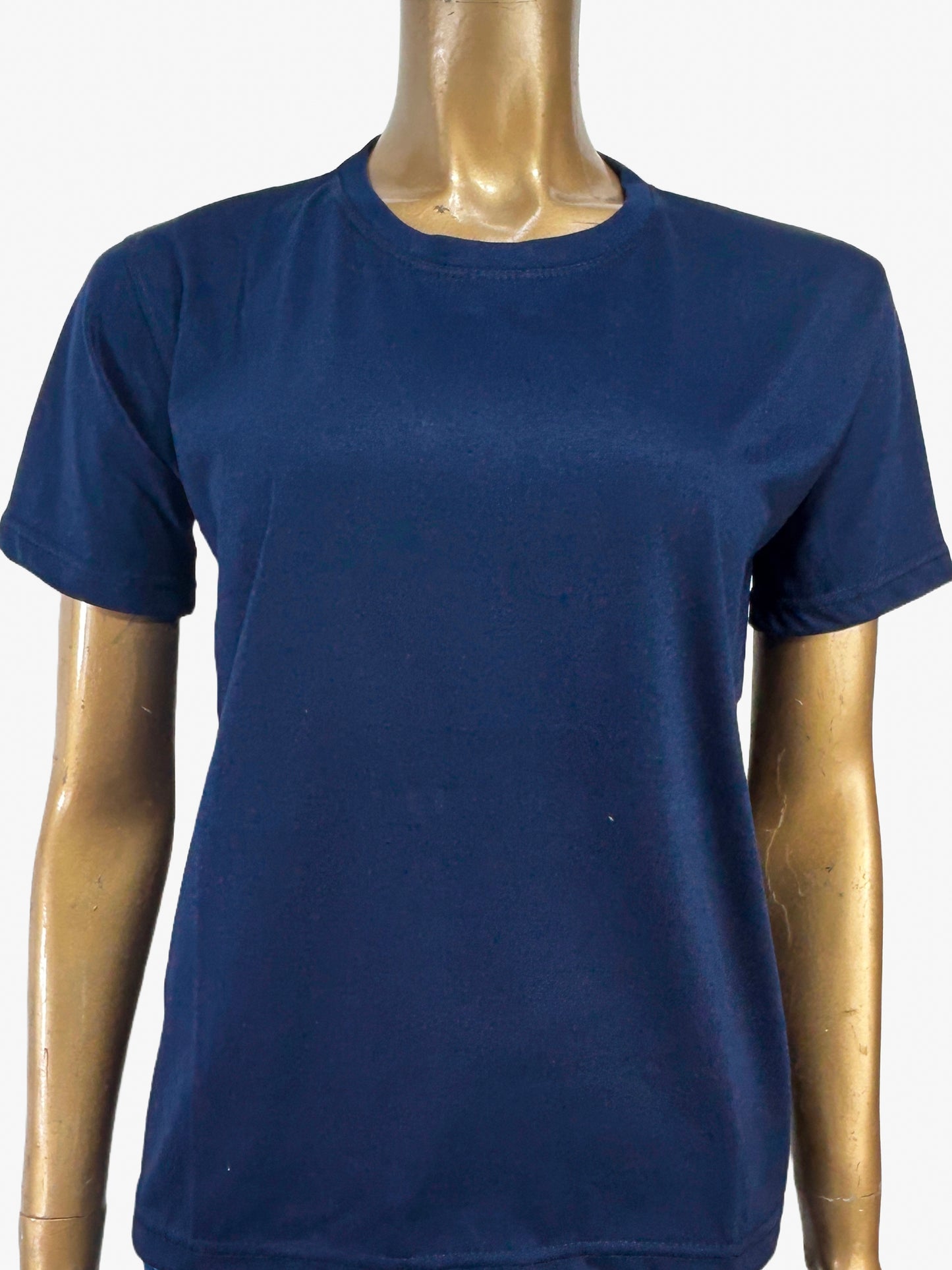 Crew Neck T-Shirt for Women Navy Blue