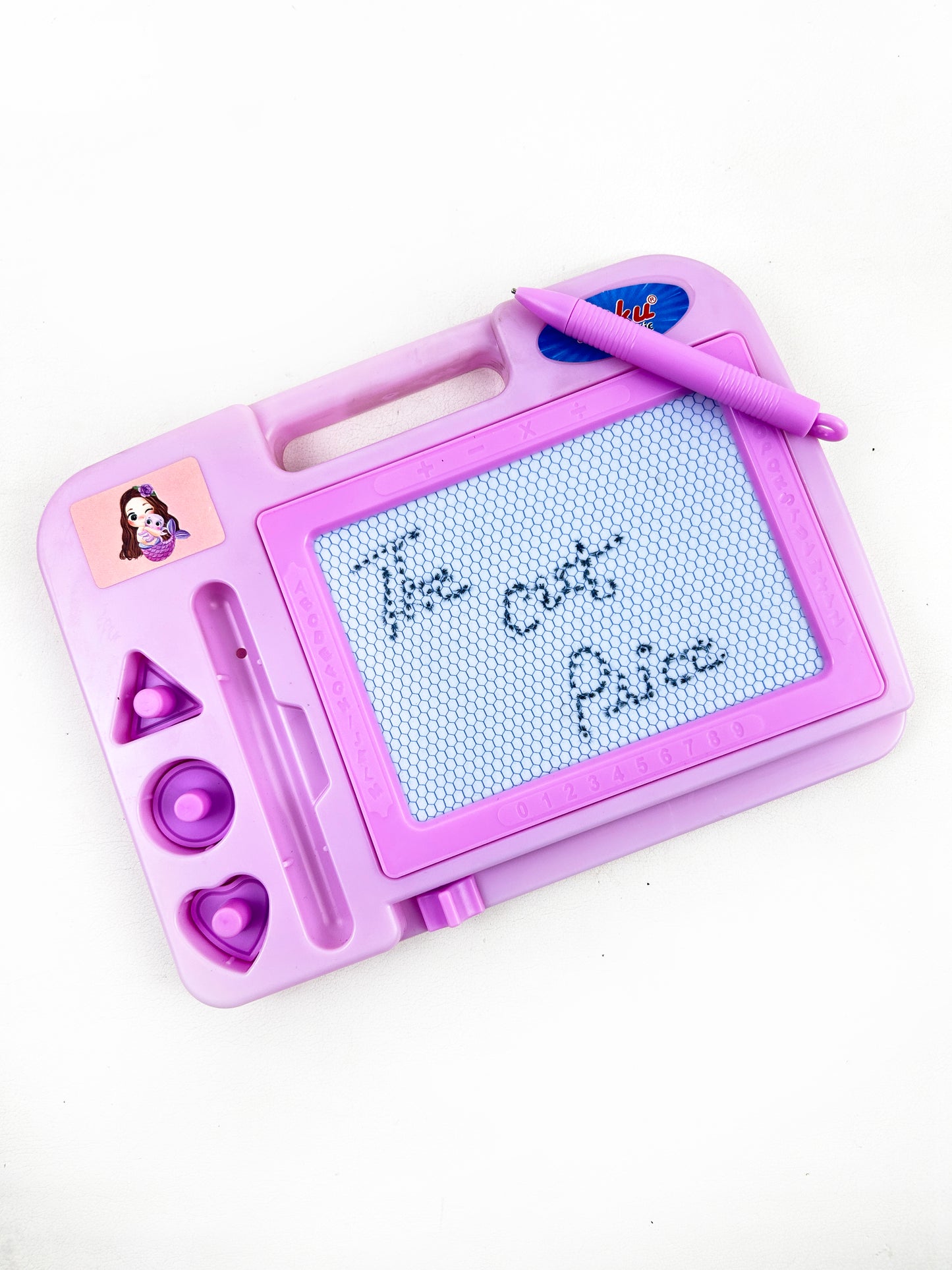 Pink Magnetic Drawing Board For Kids PB175