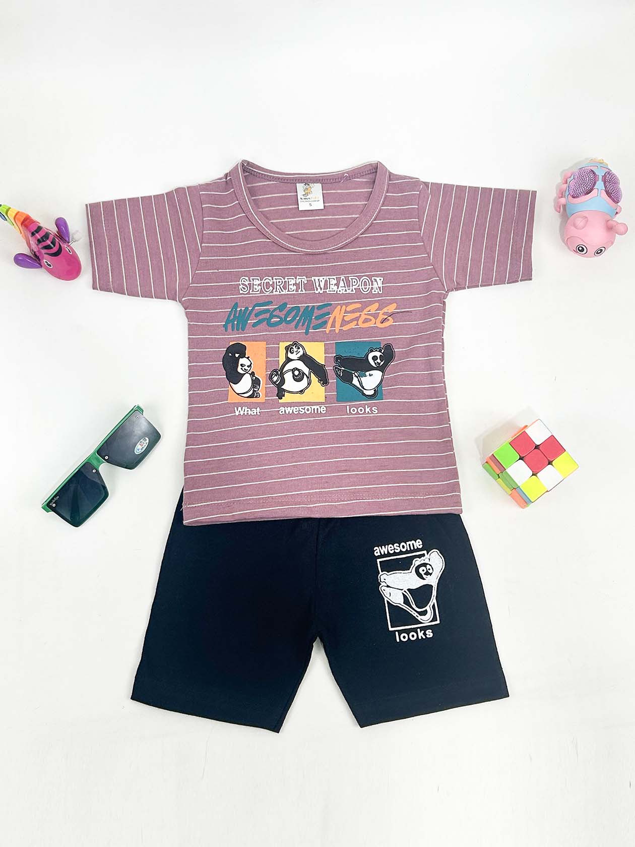 1Yr - 4Yrs Awesome Pink Suit For Kids RM BS340