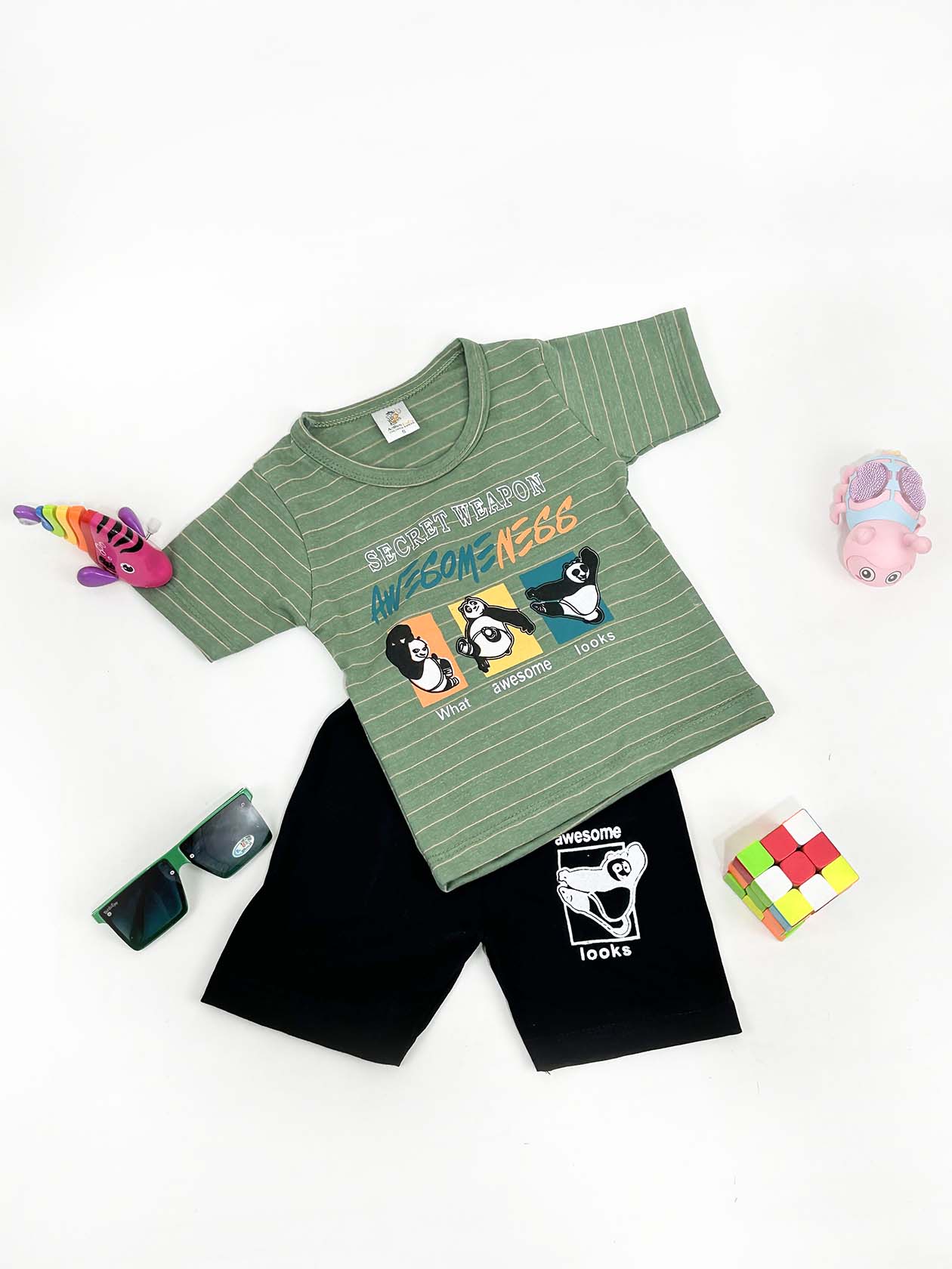 1Yr - 4Yrs Awesome Green Suit For Kids RM BS341