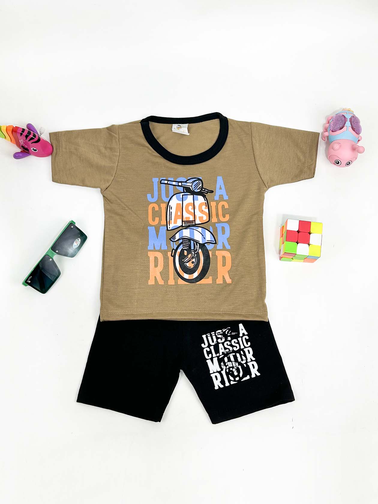 1Yr - 4Yrs Classic Brown Suit For Kids RM BS344