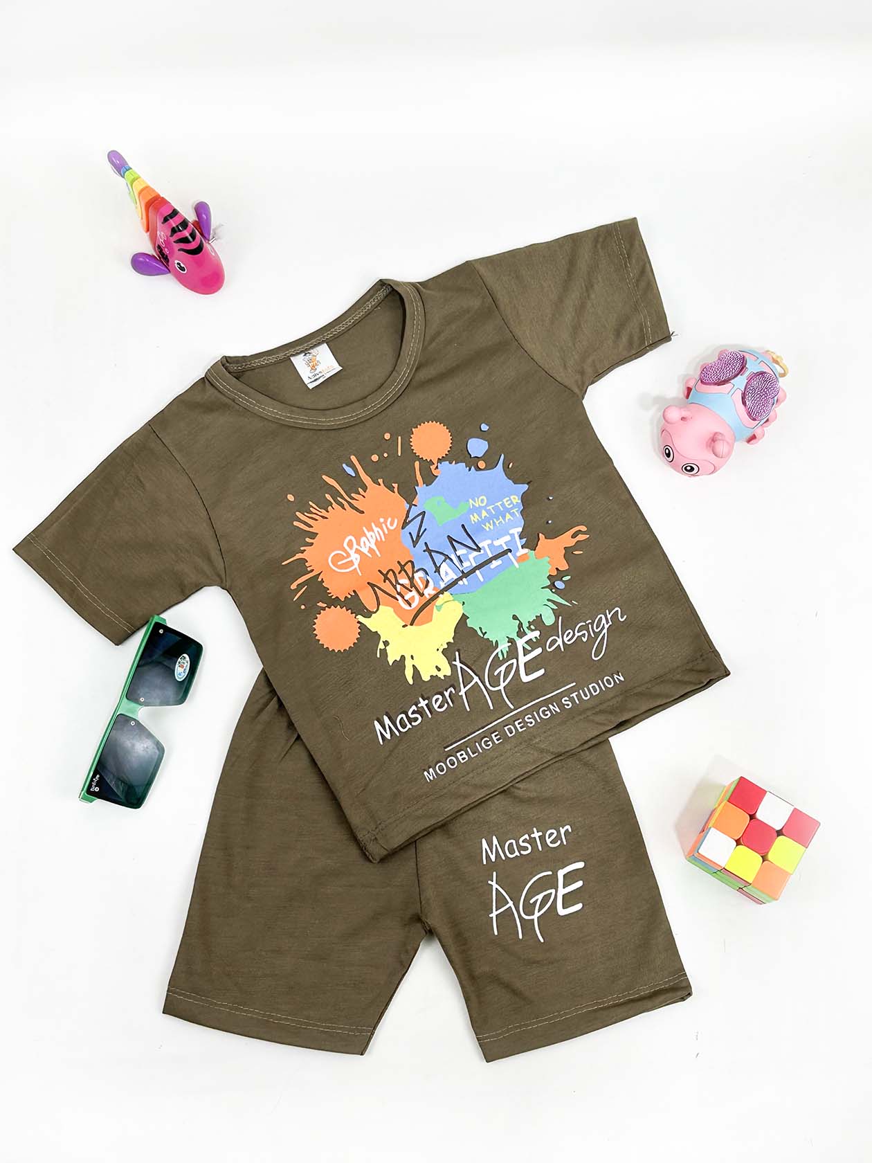 1Yr - 4Yrs AGE Dark Brown Suit For Kids RM BS346