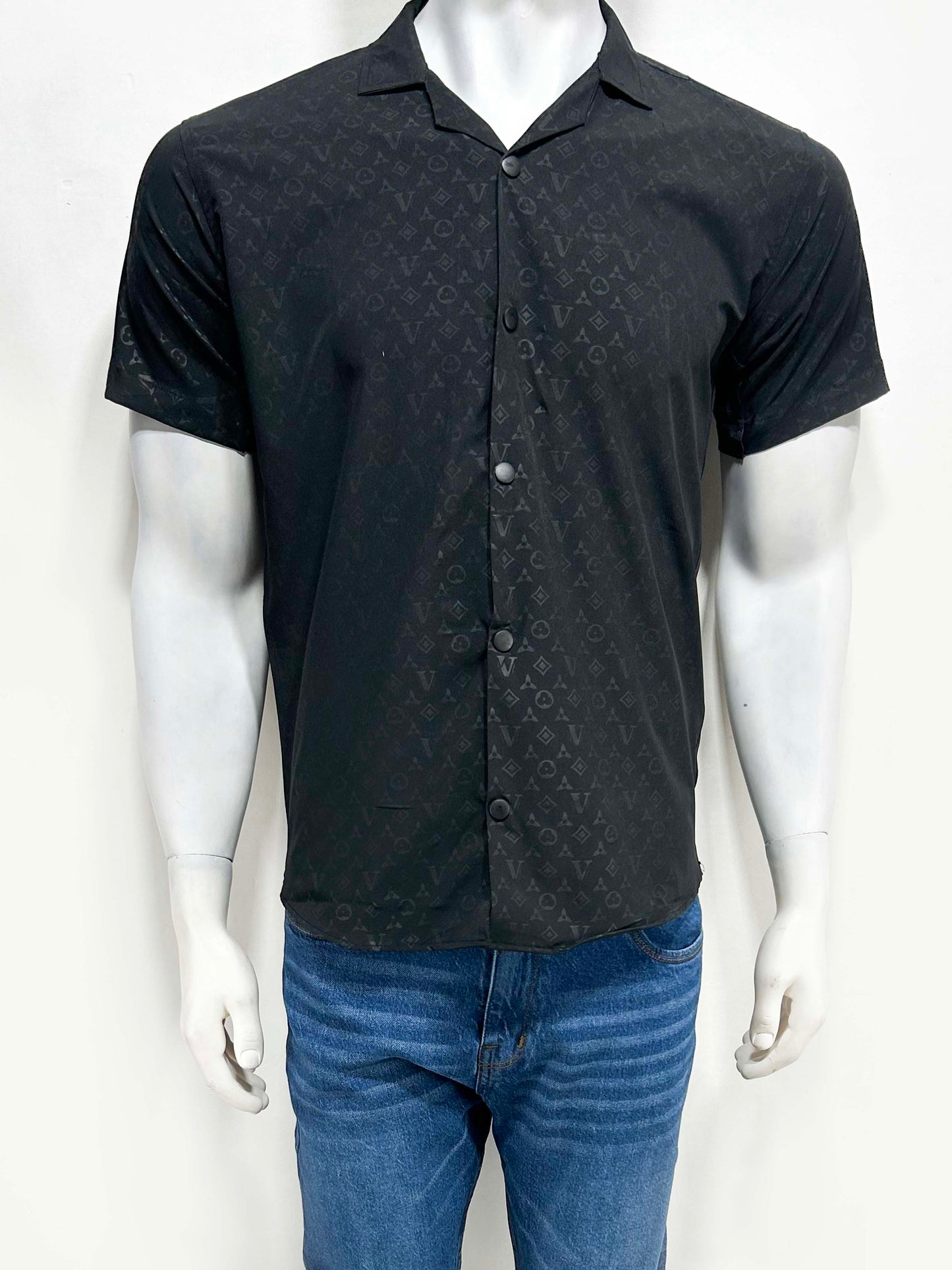 Black Casual Shirt For Men MCS41