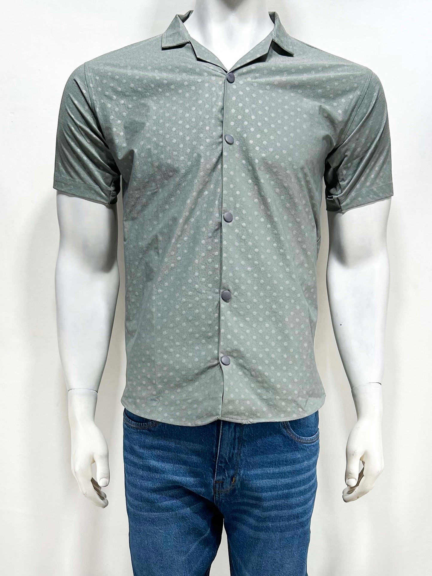 Grey Casual Shirt For Men MCS42