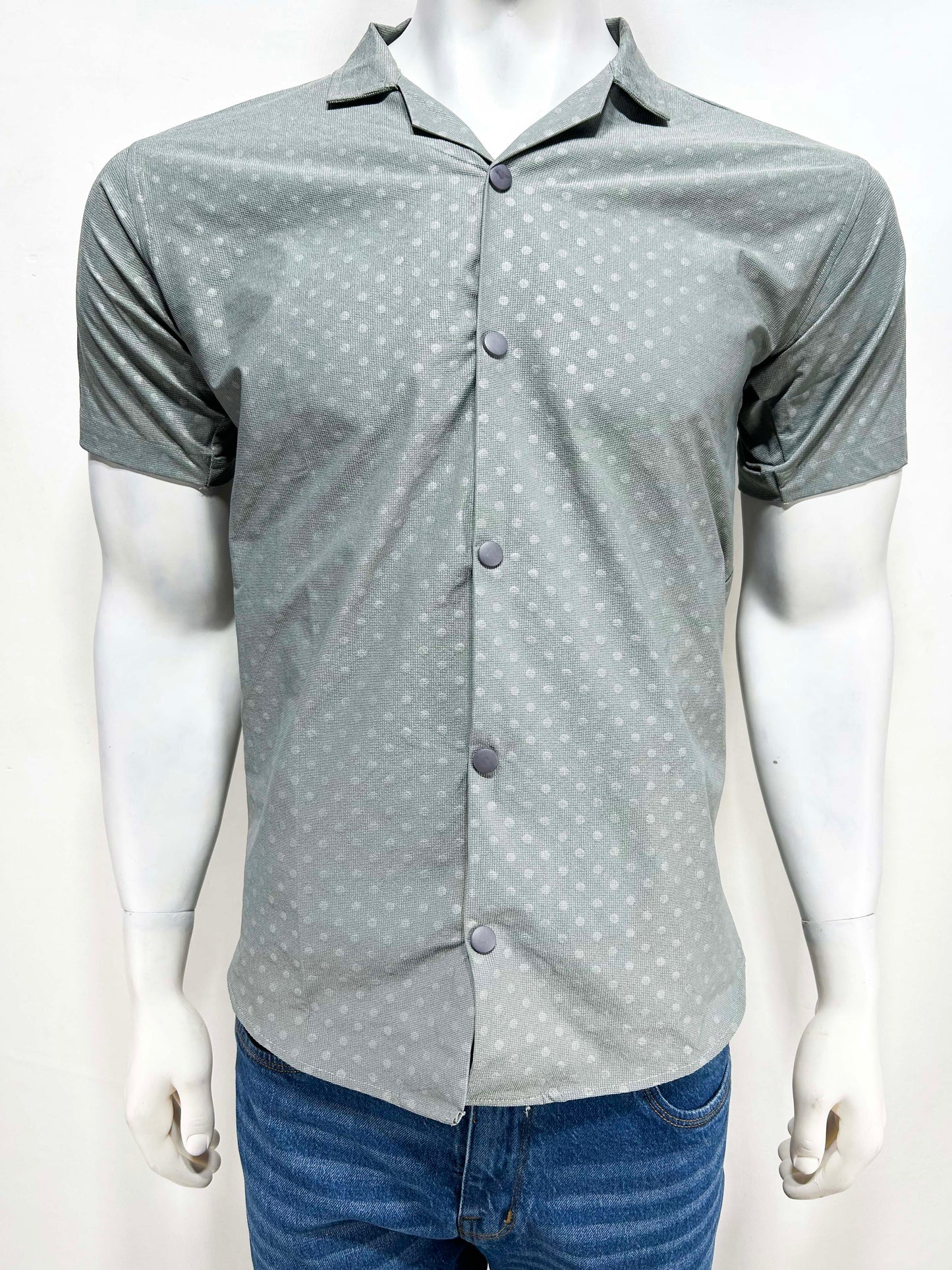 Grey Casual Shirt For Men MCS42