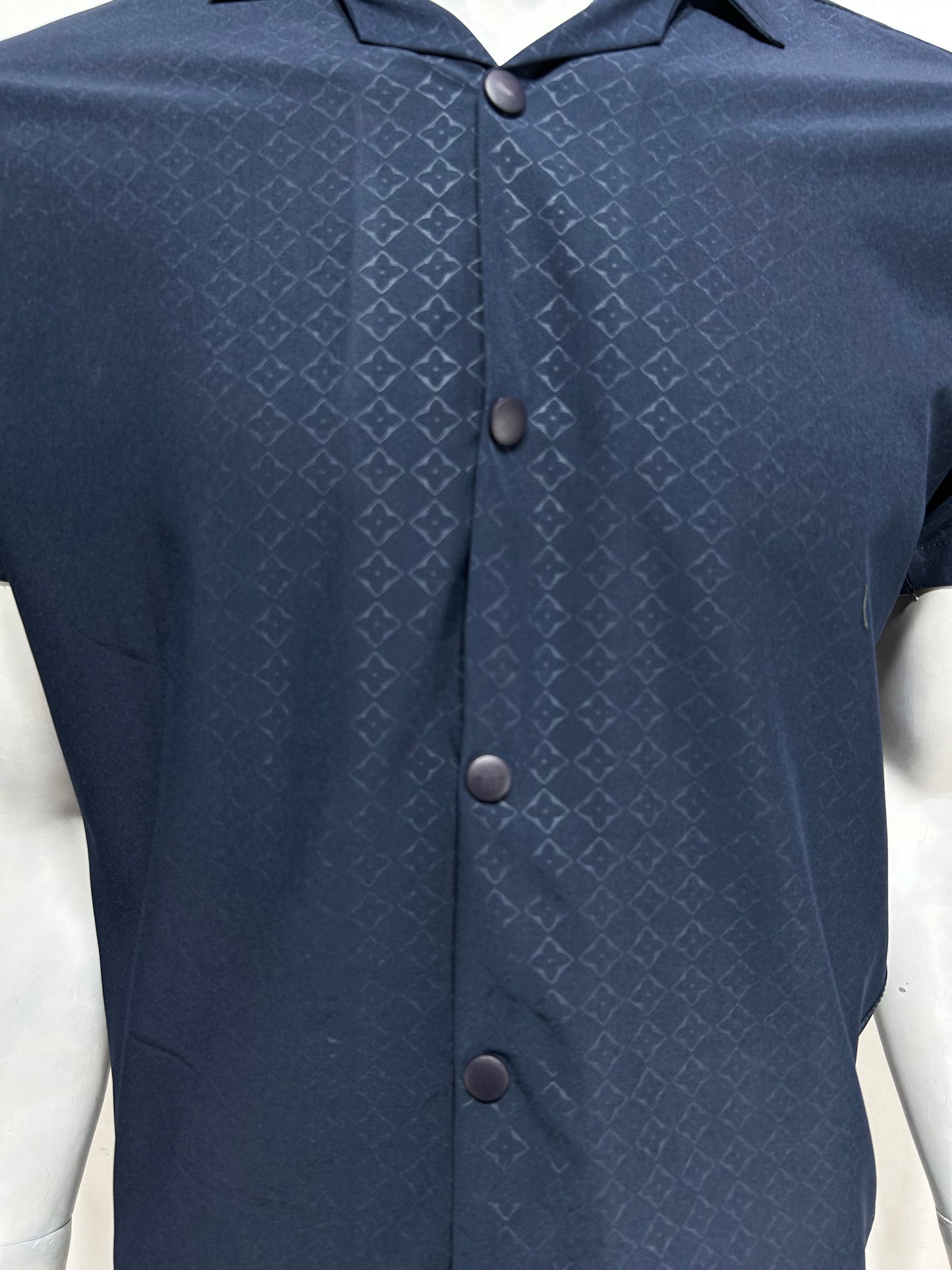 Navy Blue Casual Shirt For Men MCS44
