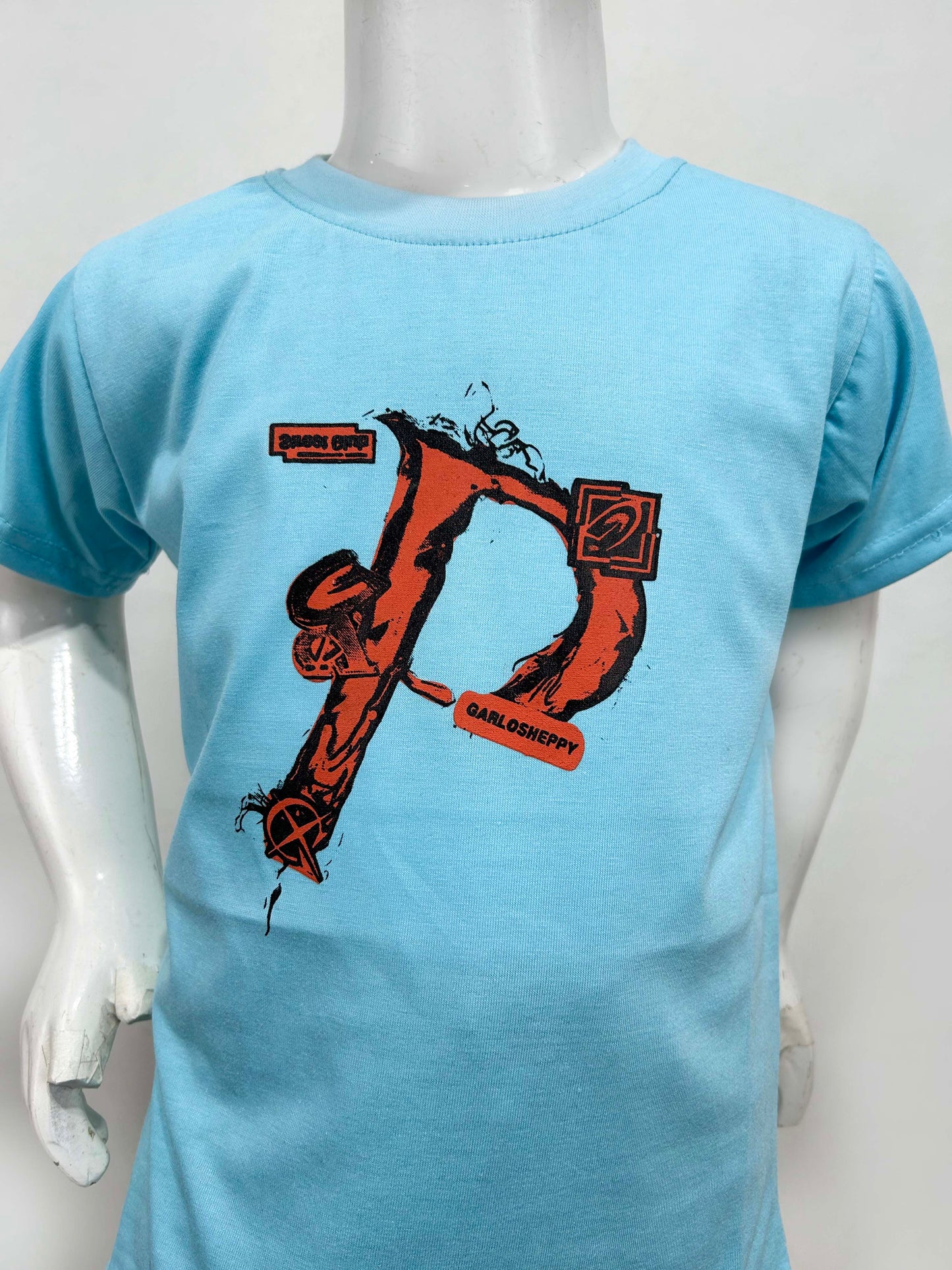 4Yrs - 9Yrs Gaplos Light Blue T-Shirt For Boys SF BTS97