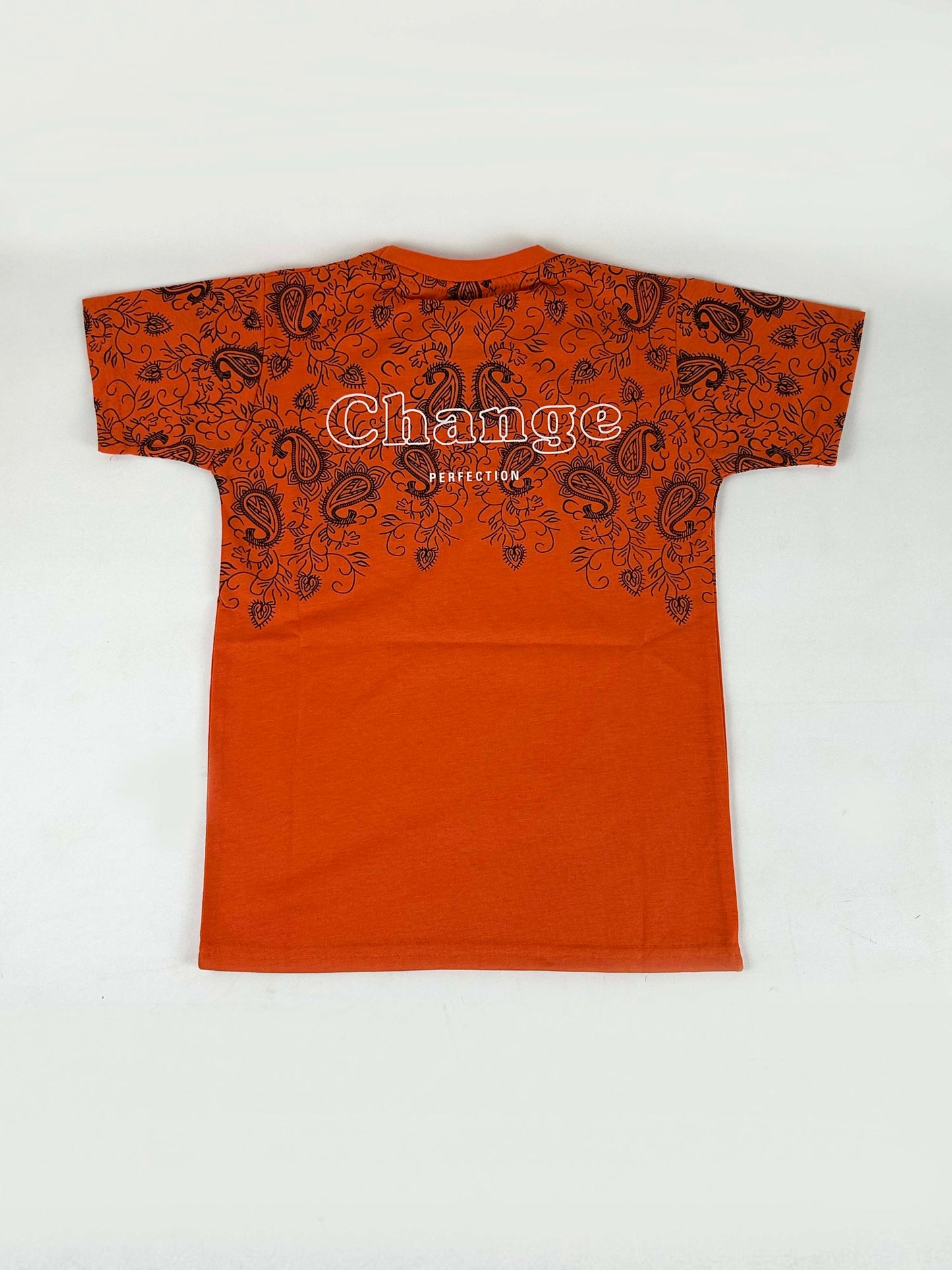 4Yrs - 9Yrs Change Orange T-Shirt For Boys SF BTS94