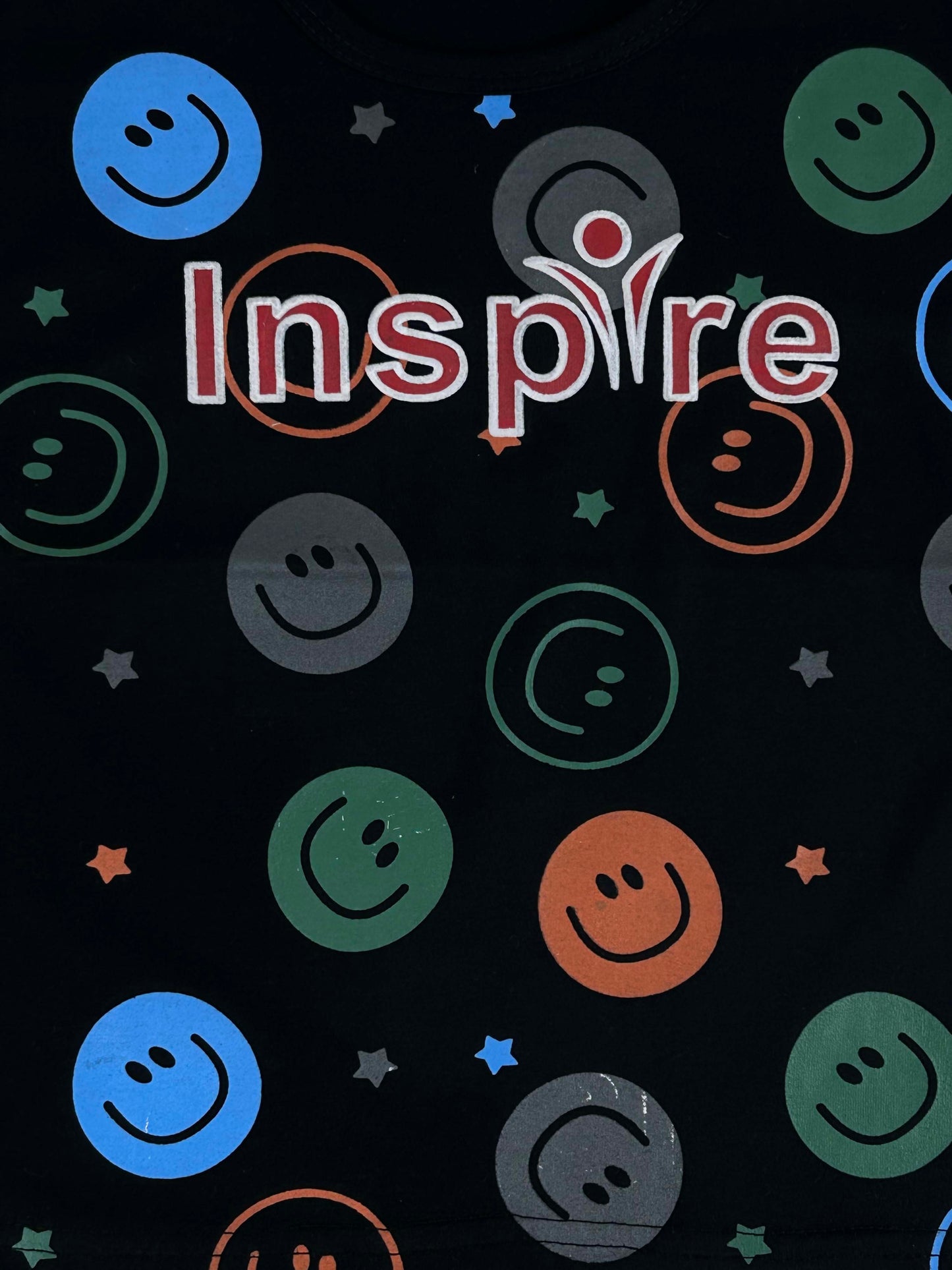 2.5Yrs - 7Yrs Inspire Black T-Shirt For Girls SF GTS48