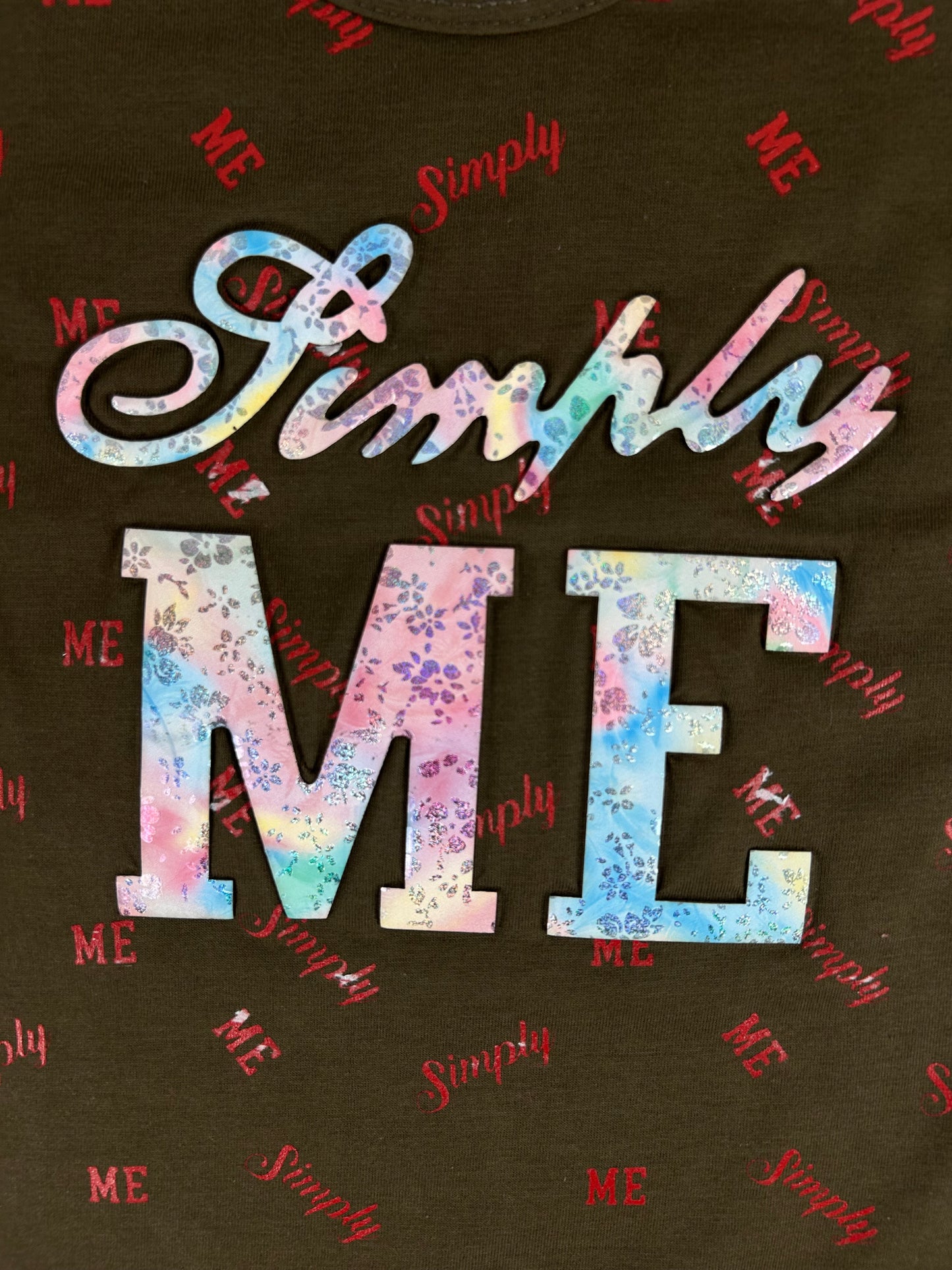 2.5Yrs - 7Yrs ME Brown T-Shirt For Girls SF GTS55