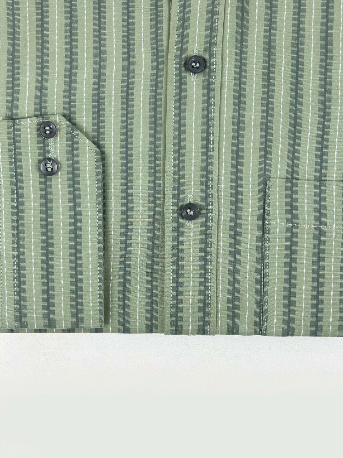 Green Lines Formal Dress Shirt For Men MFS261