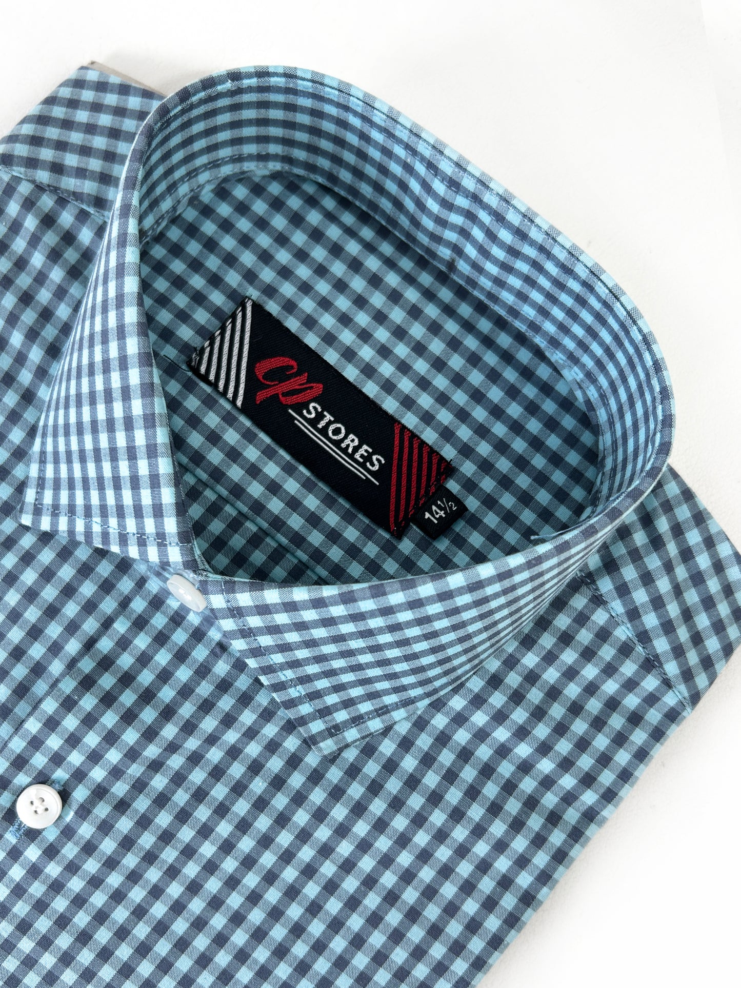 Ferozi Micro Check Formal Dress Shirt For Men