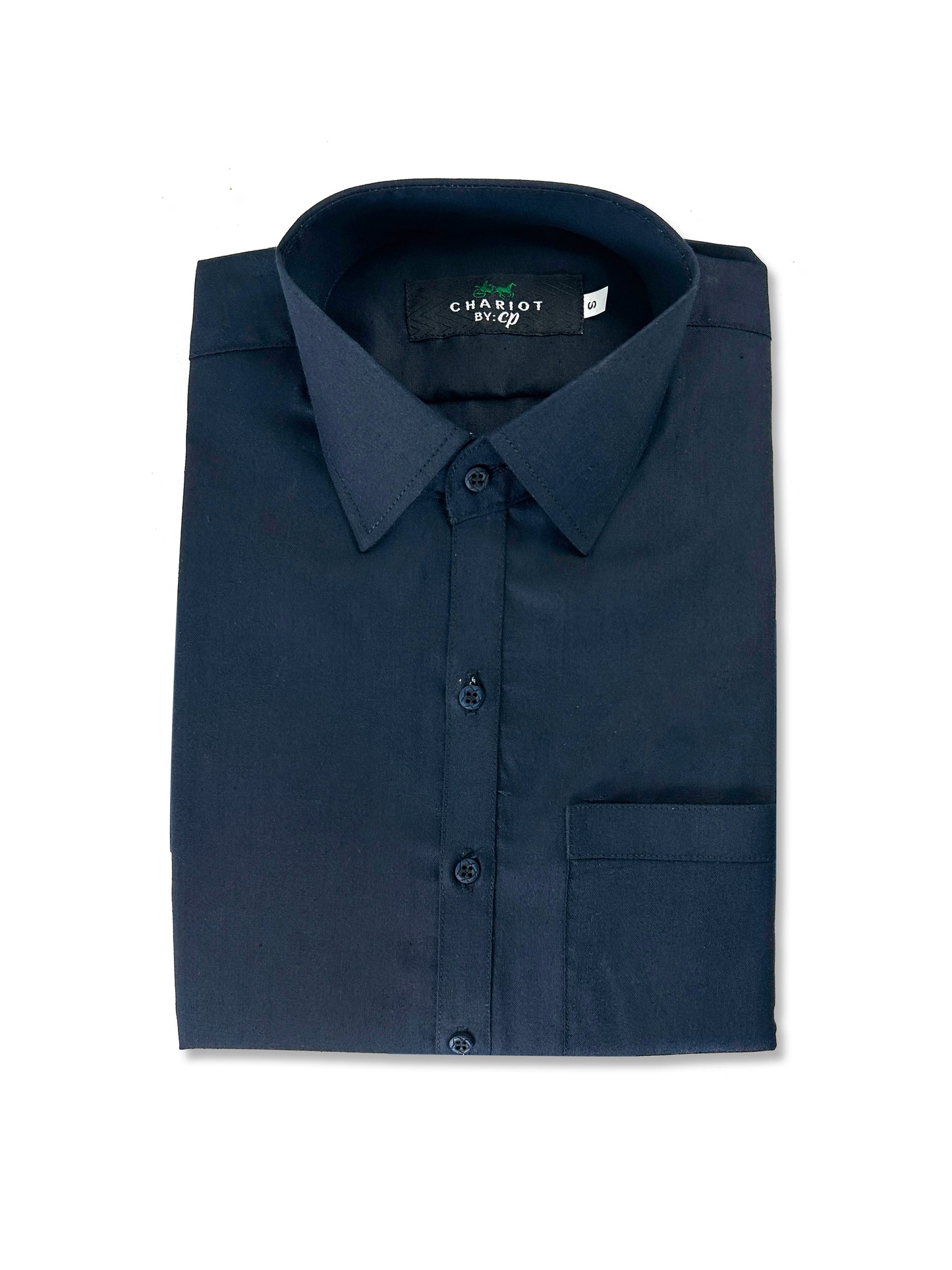 828\2-7 Dark Navy Blue Plain Stitched Suit Kameez Shalwar For Men MSK231