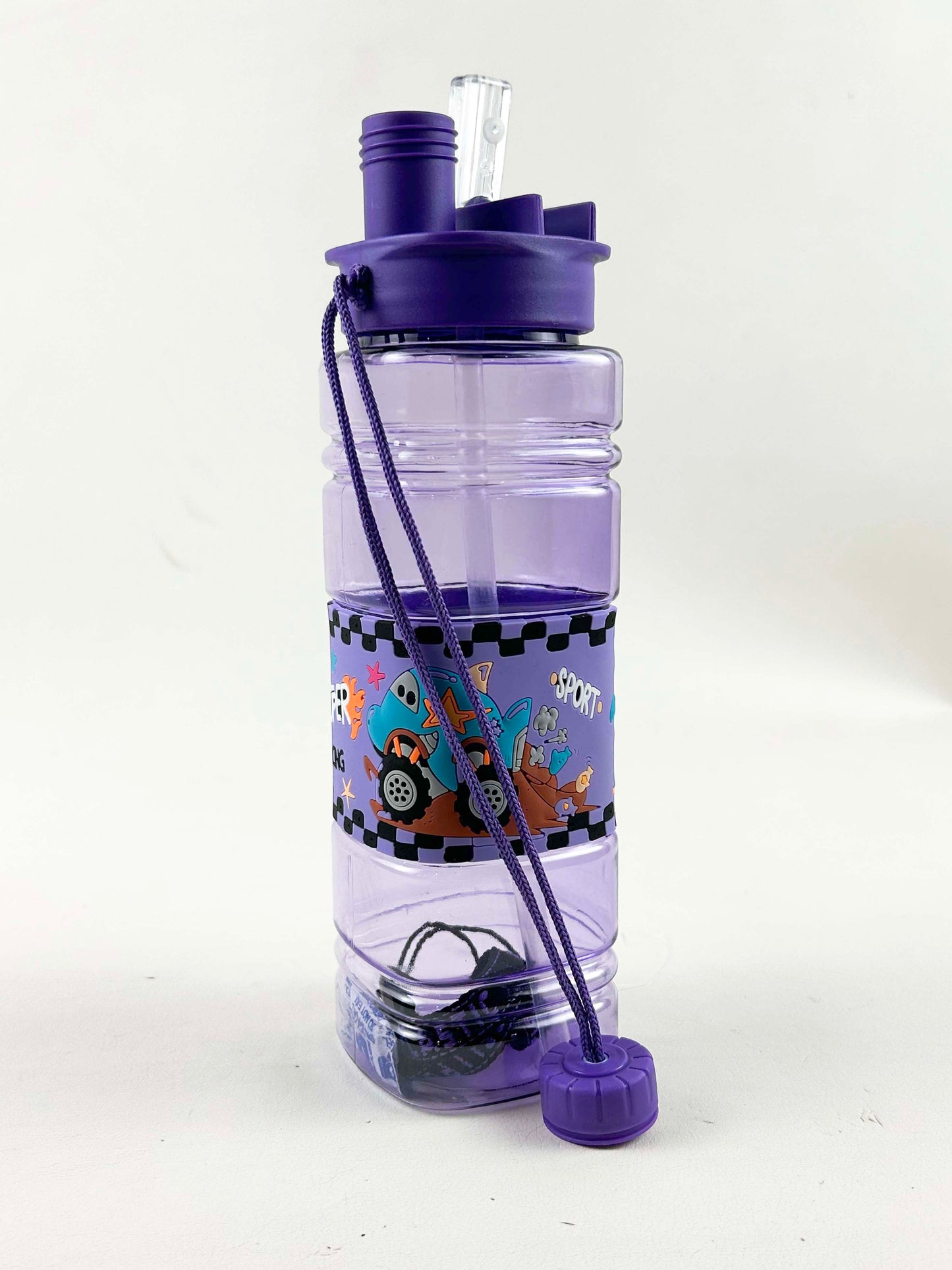 Purple Plastic Water Bottle - 650ML