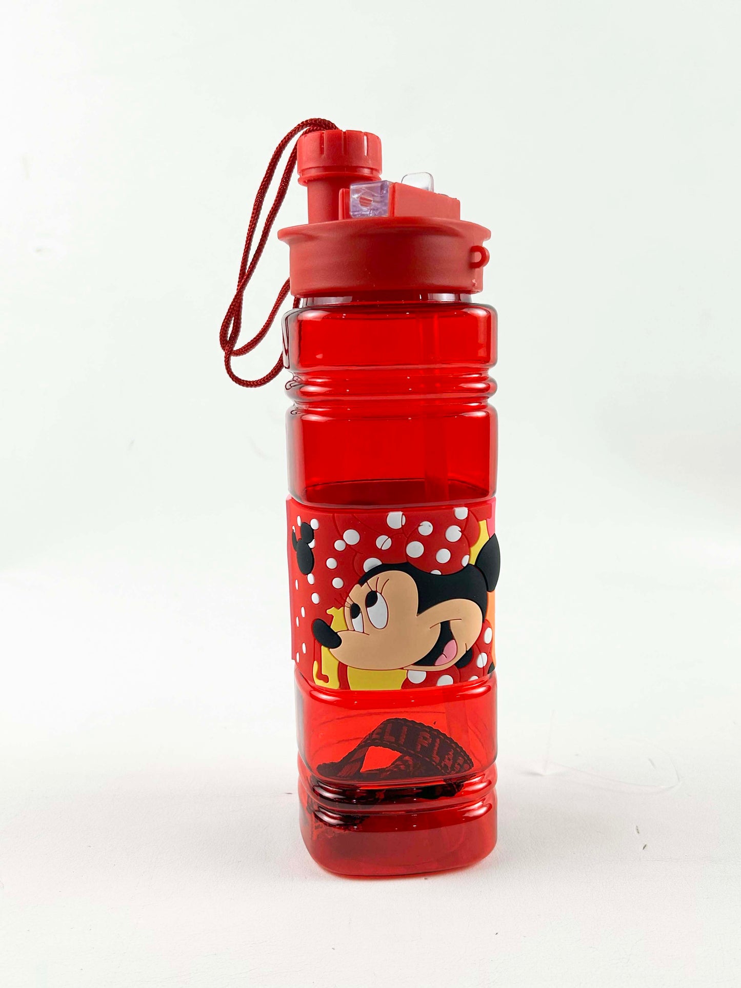 Red Plastic Water Bottle - 650ML