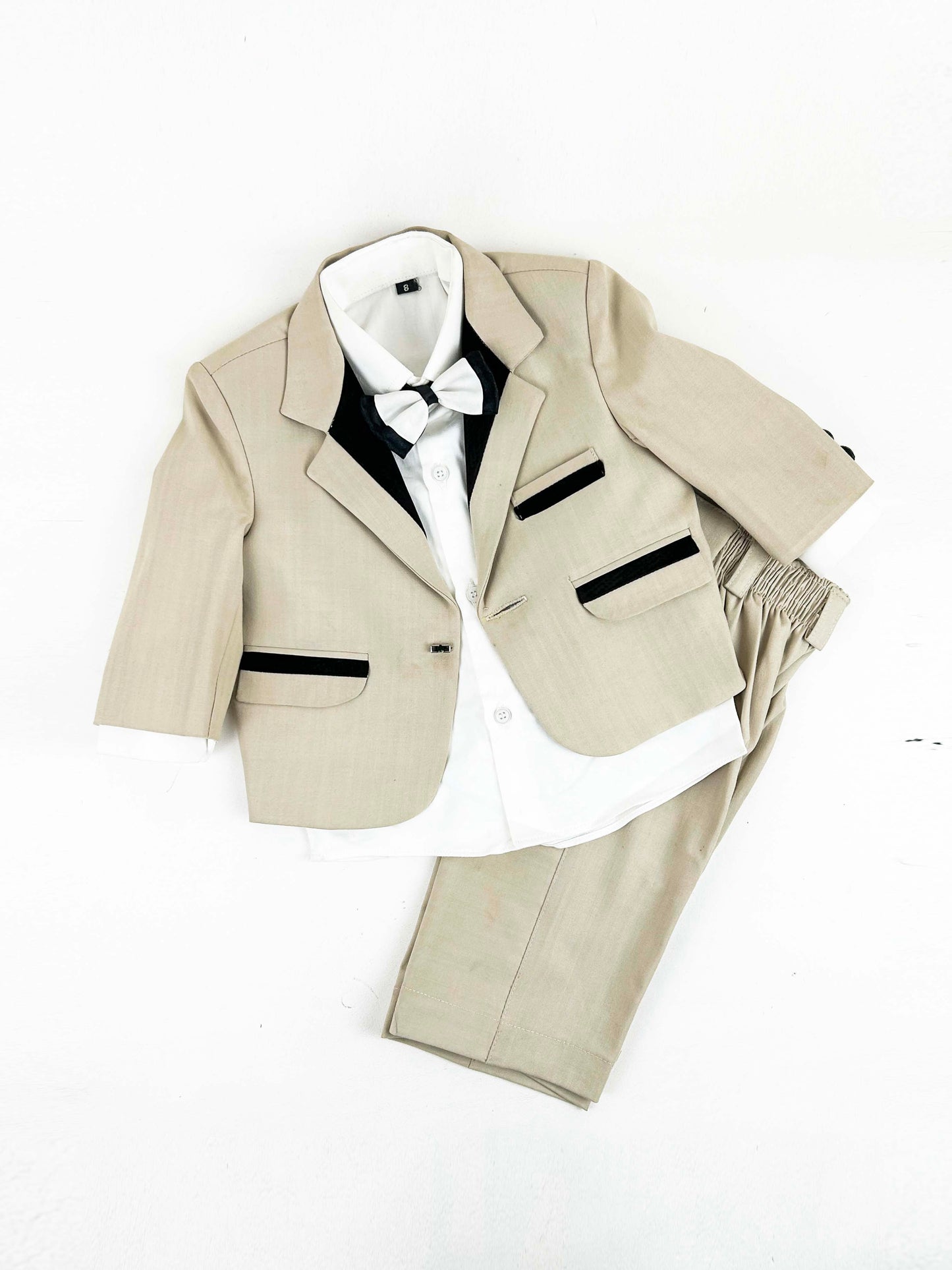 1Yrs - 10Yrs Multicolor 4Pcs Coat Pant Suit for Boys BCP27