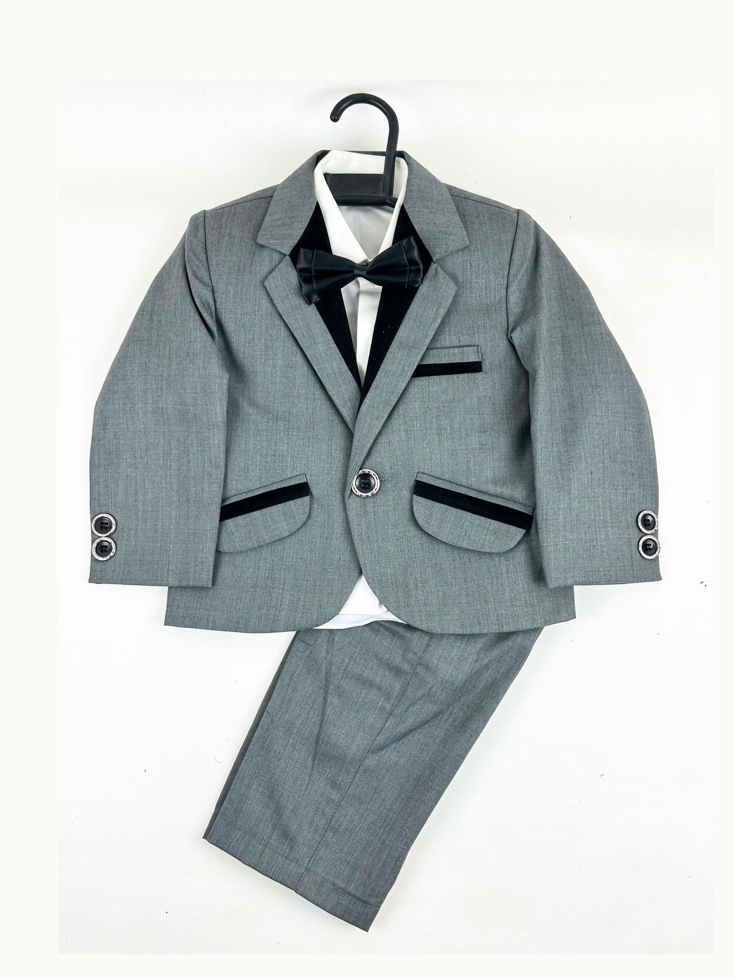 1Yrs - 10Yrs Multicolor 4Pcs Coat Pant Suit for Boys BCP27