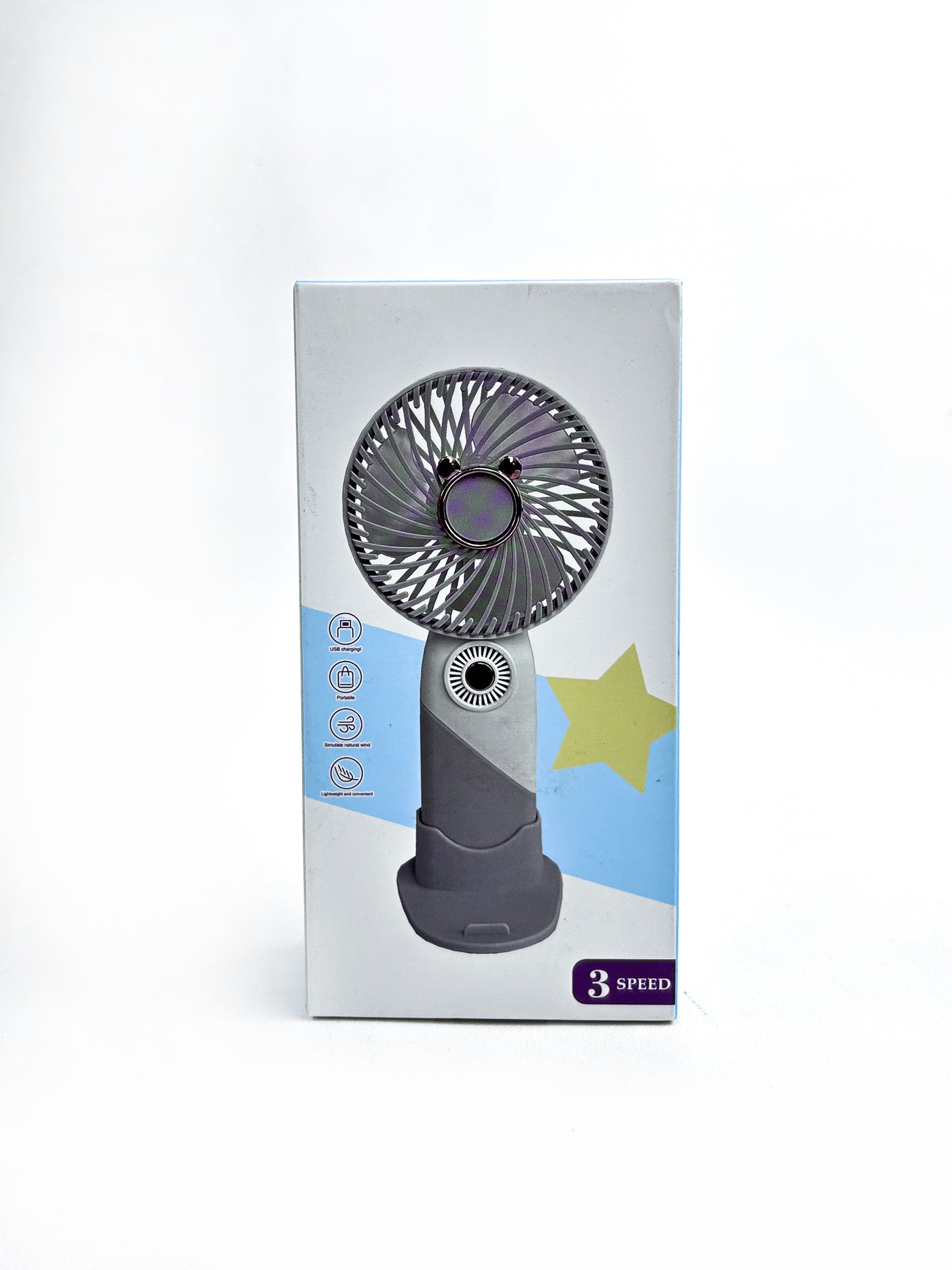Rechargeable Mini Portable Fan Green KTY153