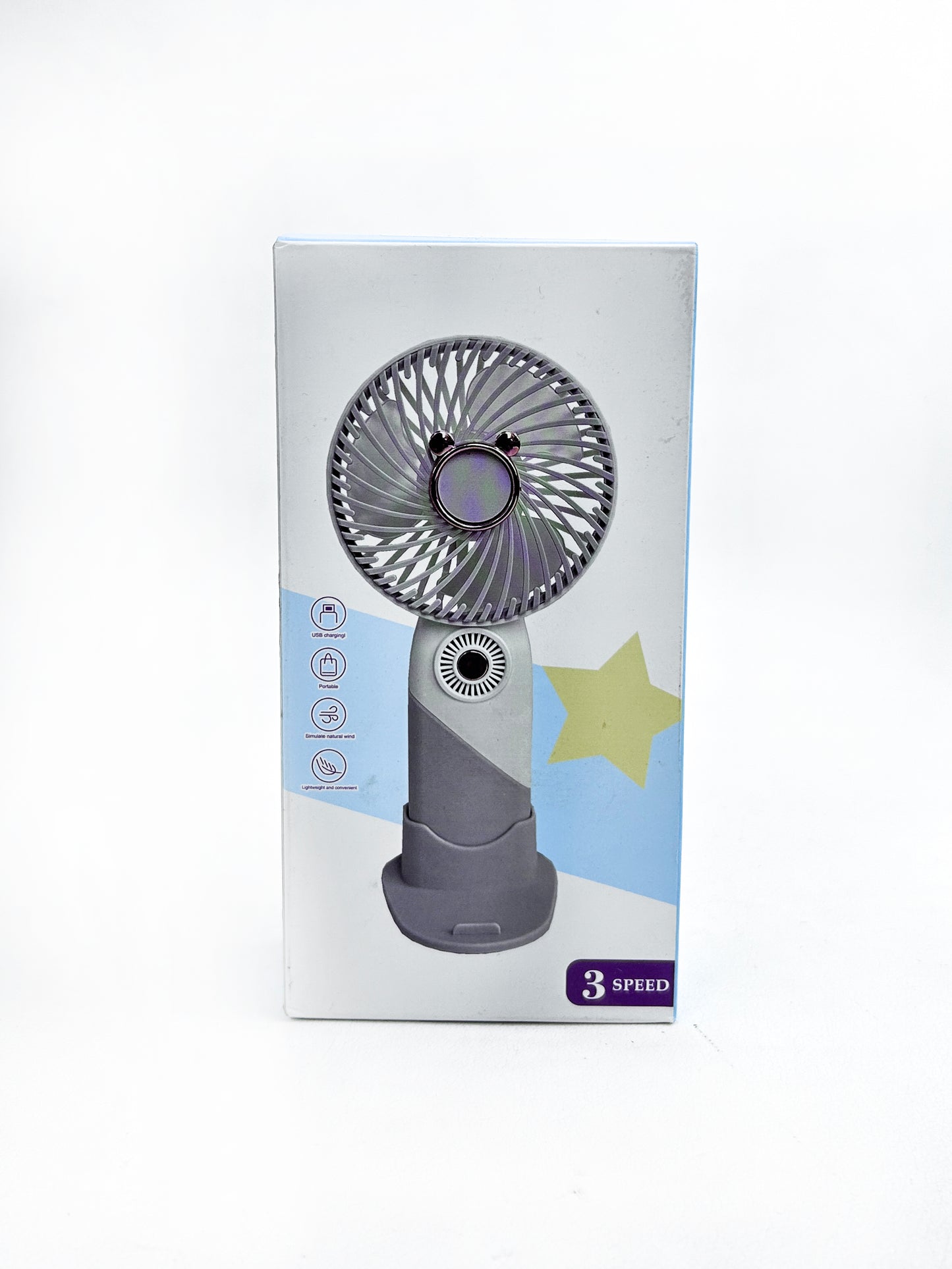 Rechargeable Mini Portable Fan Pink KTY157