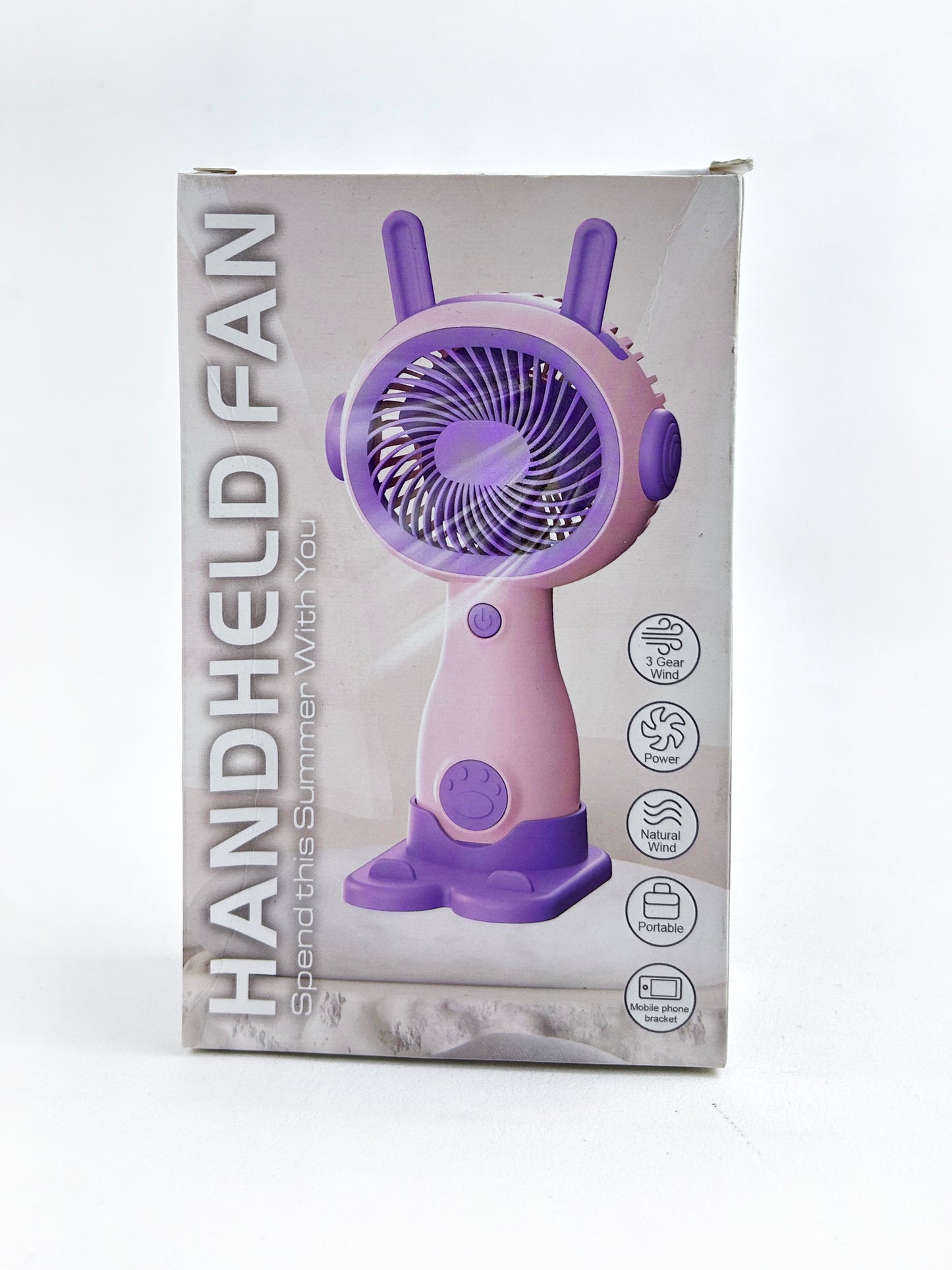 Rechargeable Mini Portable Fan Orange KTY143