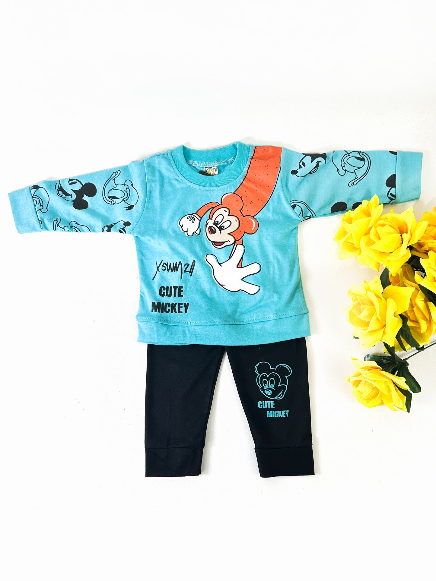 3Mth - 9Mth Mickey Ferozi for Newborn Baba Suit RZ NBS562