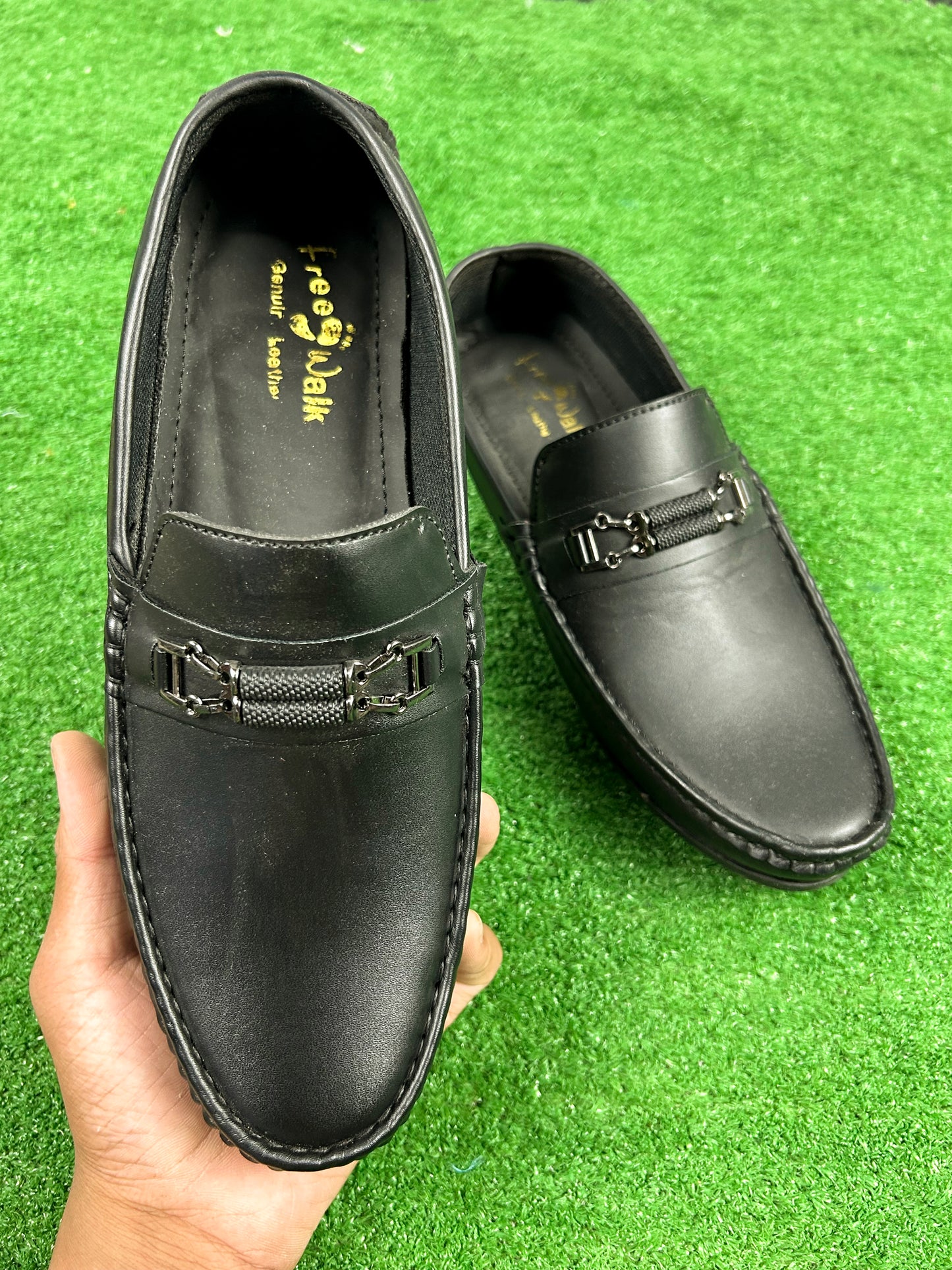 Black Loafers for Men ML75