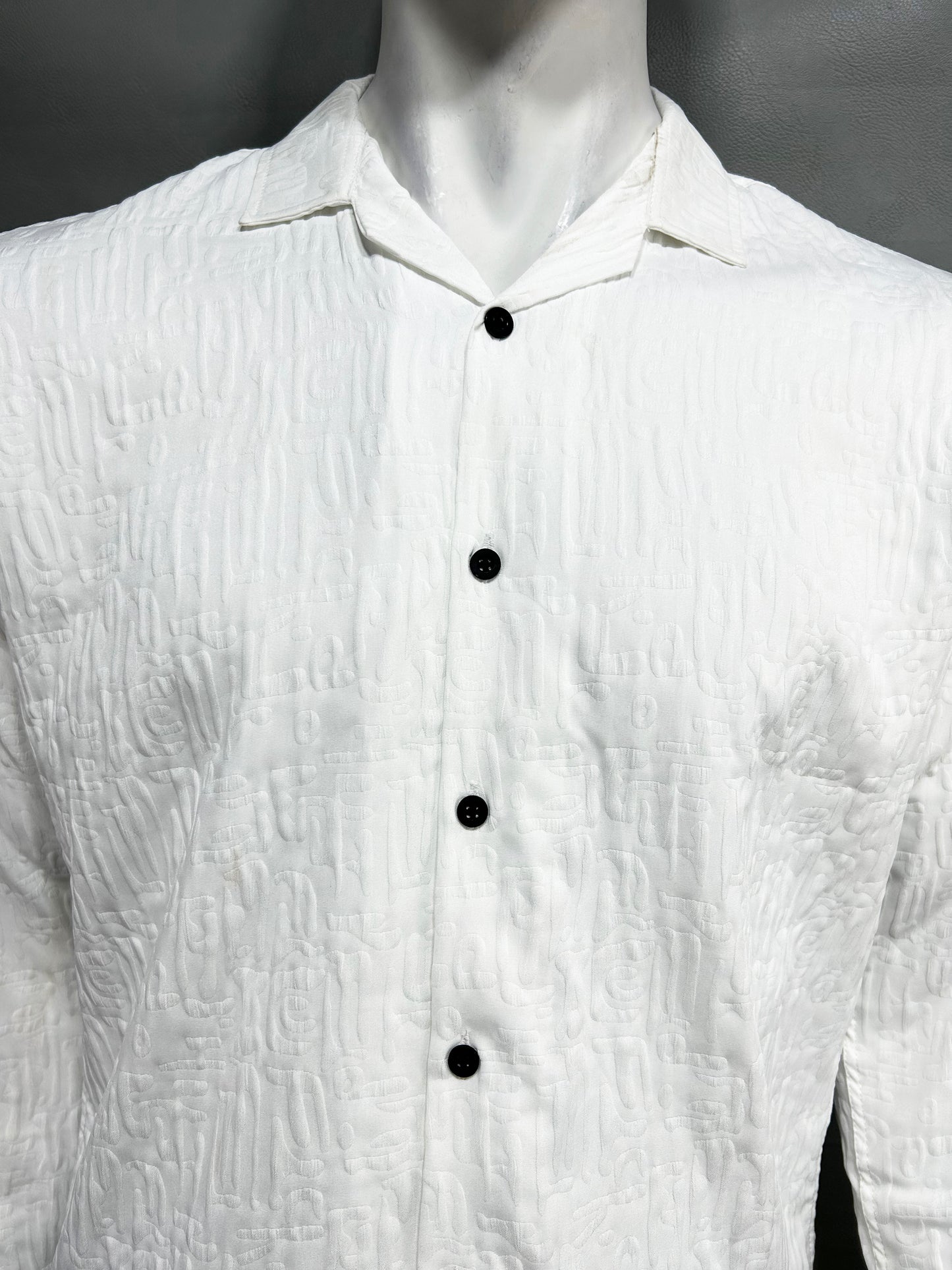 White Casual Shirt For Men MCS55