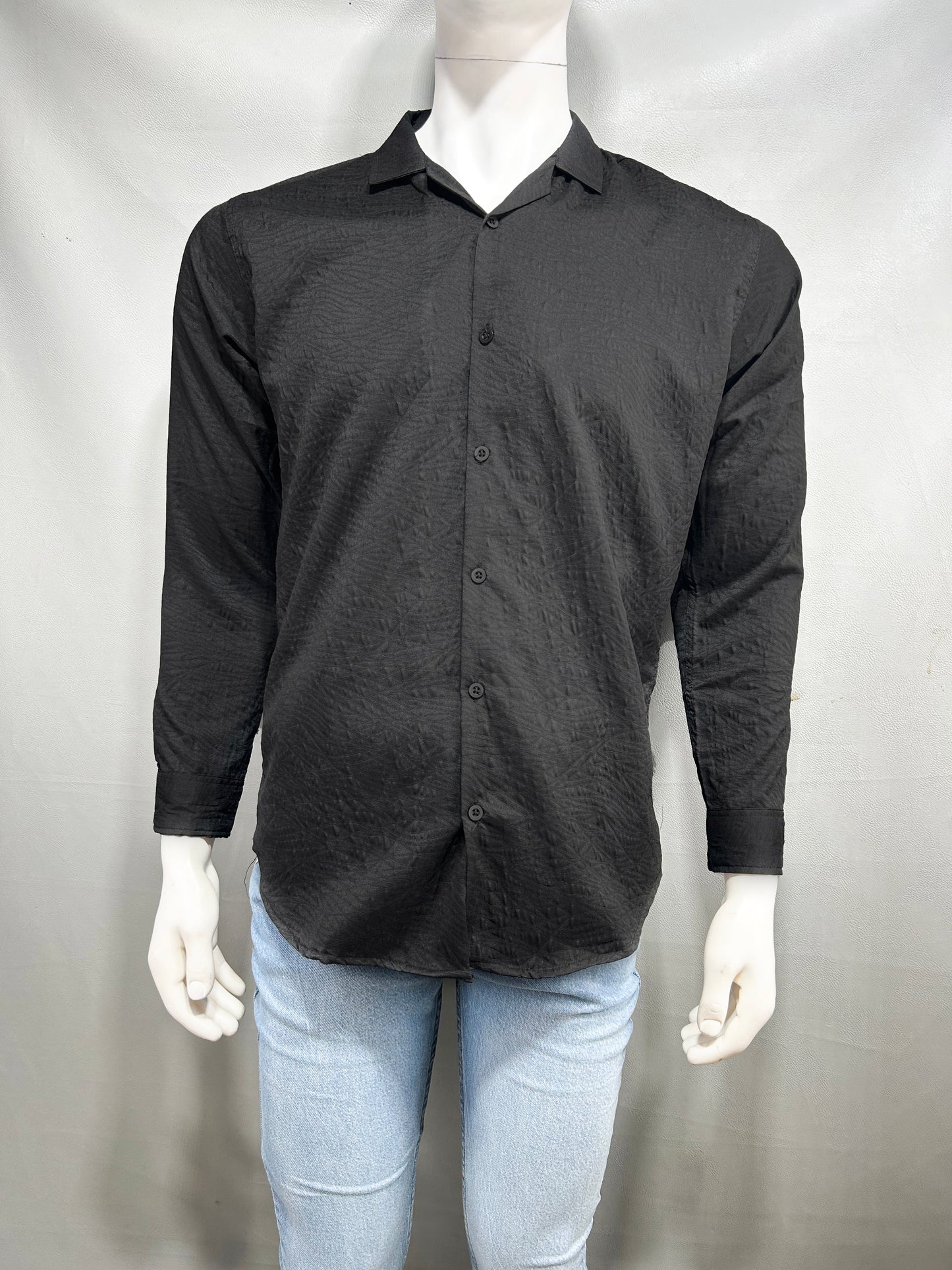 Black Casual Shirt For Men MCS60