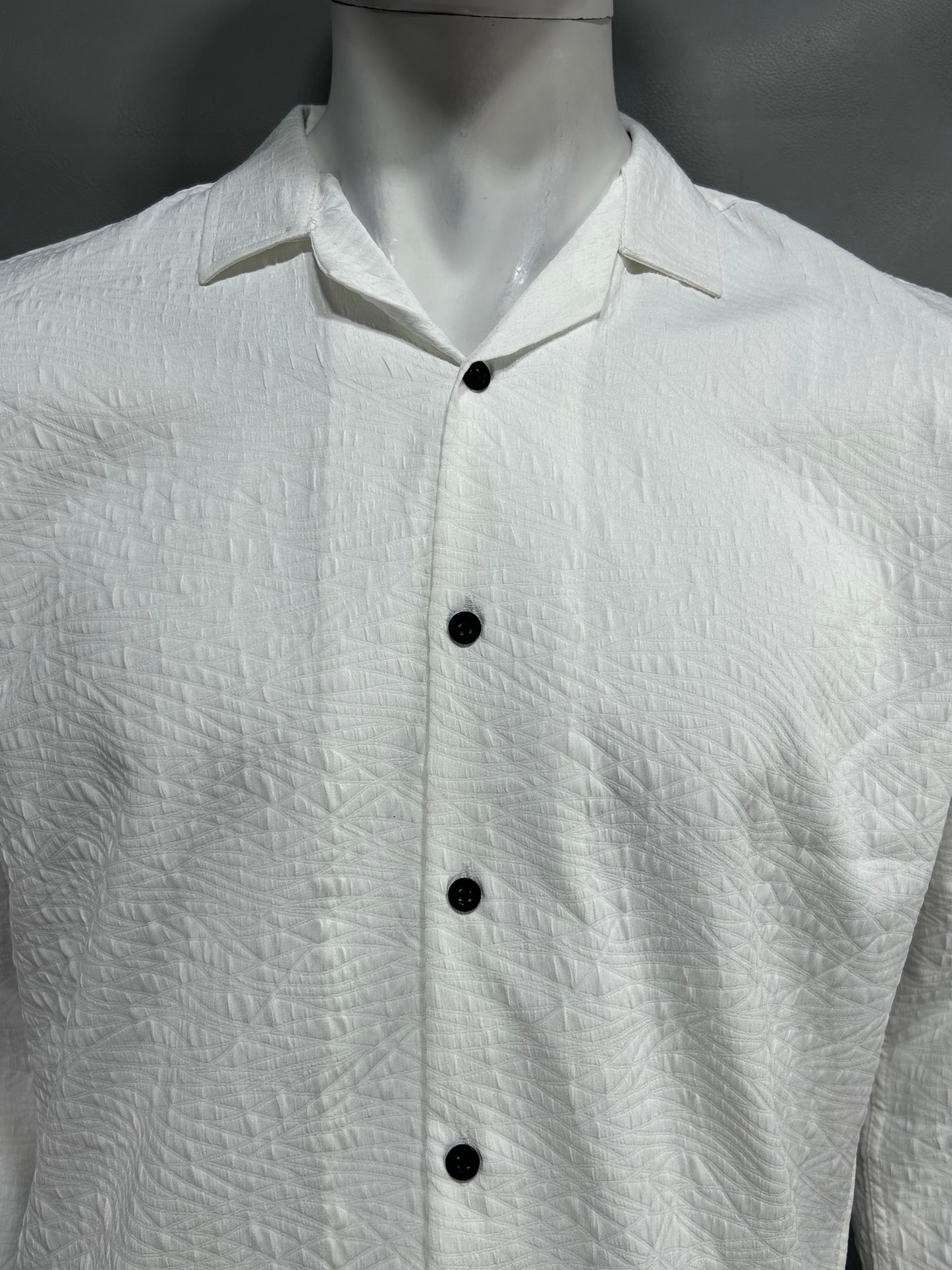 White Casual Shirt For Men MCS61
