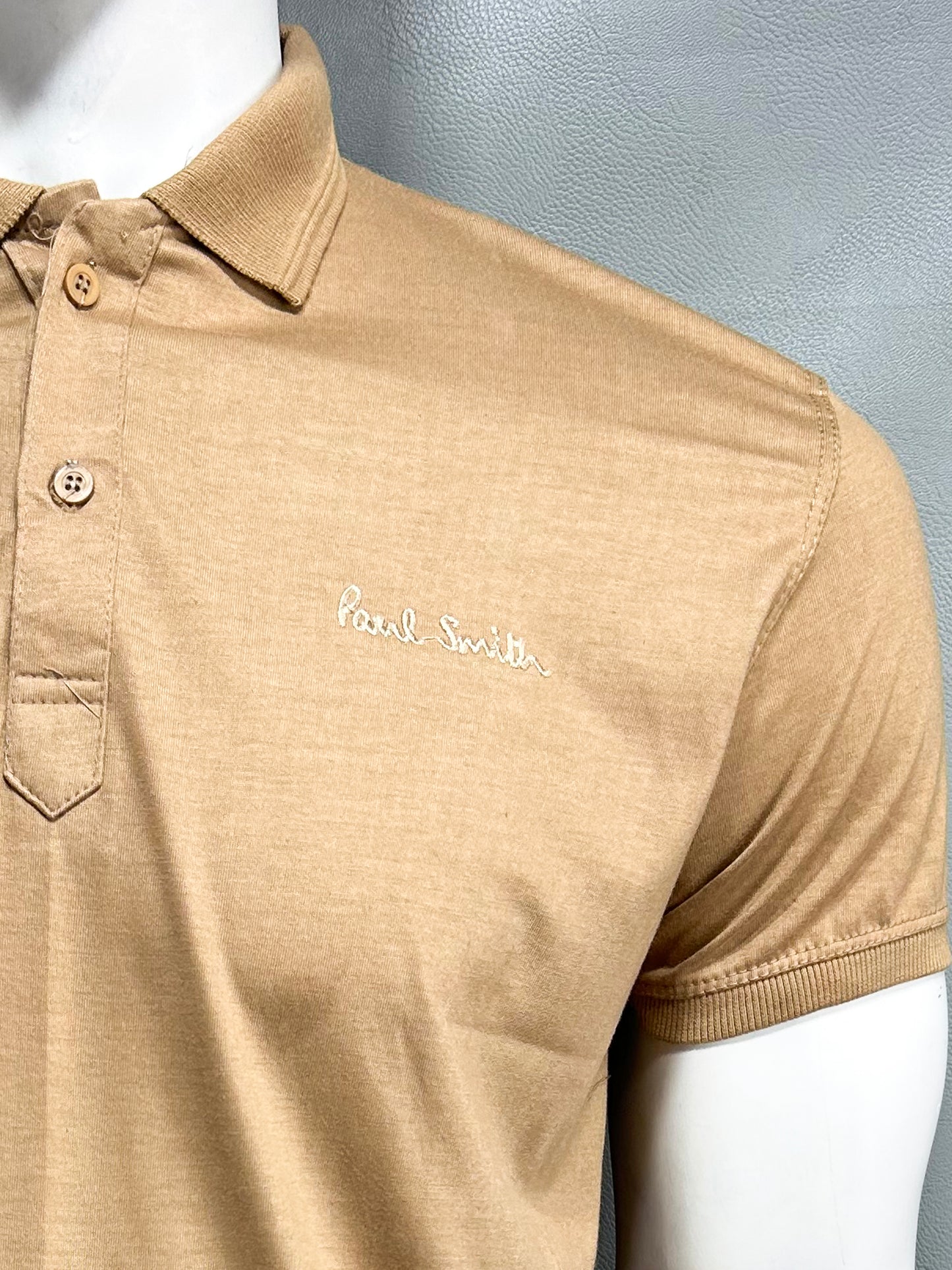Light Brown Plain Polo T-Shirt For Men MTS280