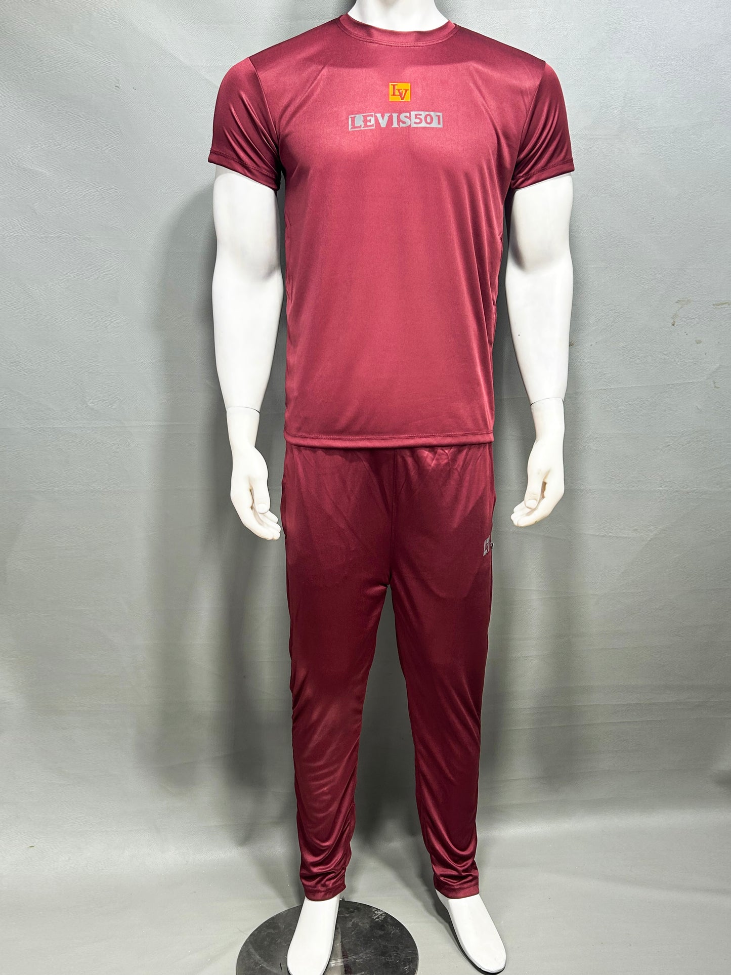 Maroon 501 Dri-FIT Track Suit For Men HG MTRS26