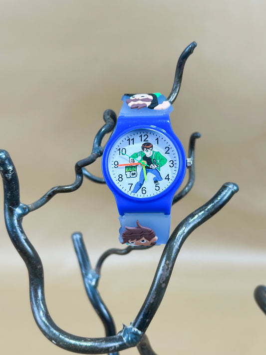 Blue Multidesign Wrist Watch For Boys KWW30