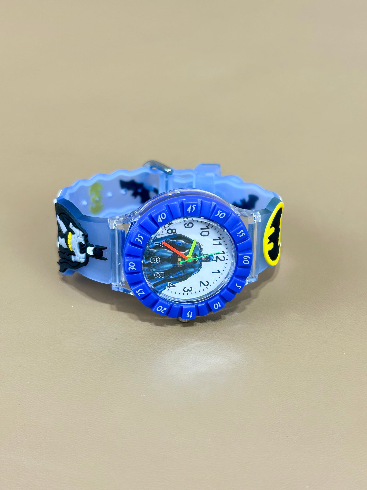 Blue Multidesign Wrist Watch For Boys KWW36