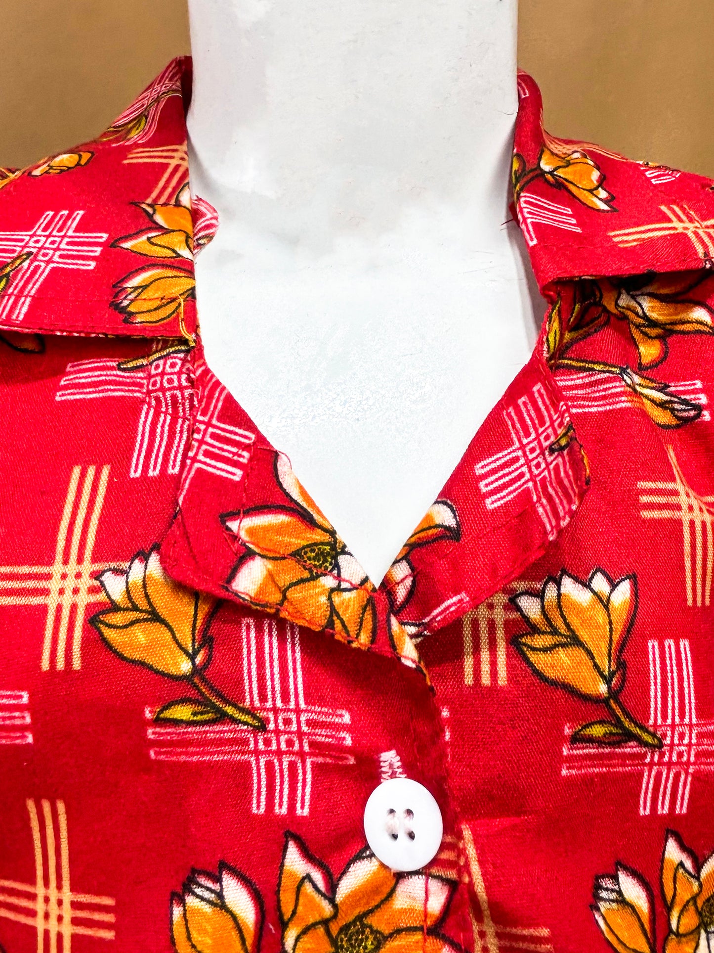 1Yr - 9Yrs Red Frock For Girls NG GF08