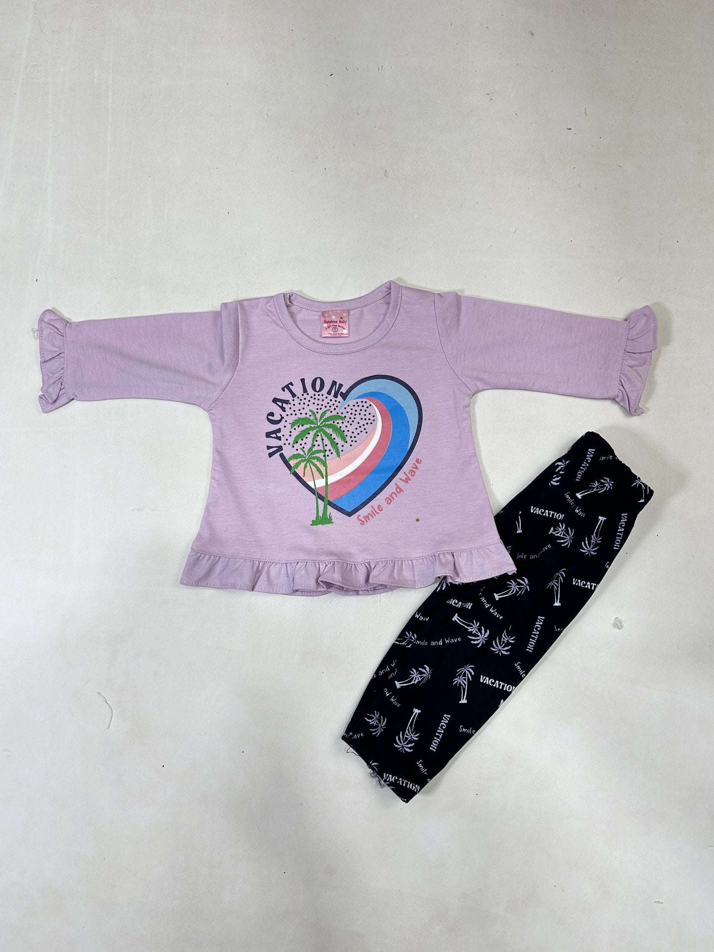 0Mth - 6Mth Vacation Purple Baby Suit For Newborns ZG NBS617