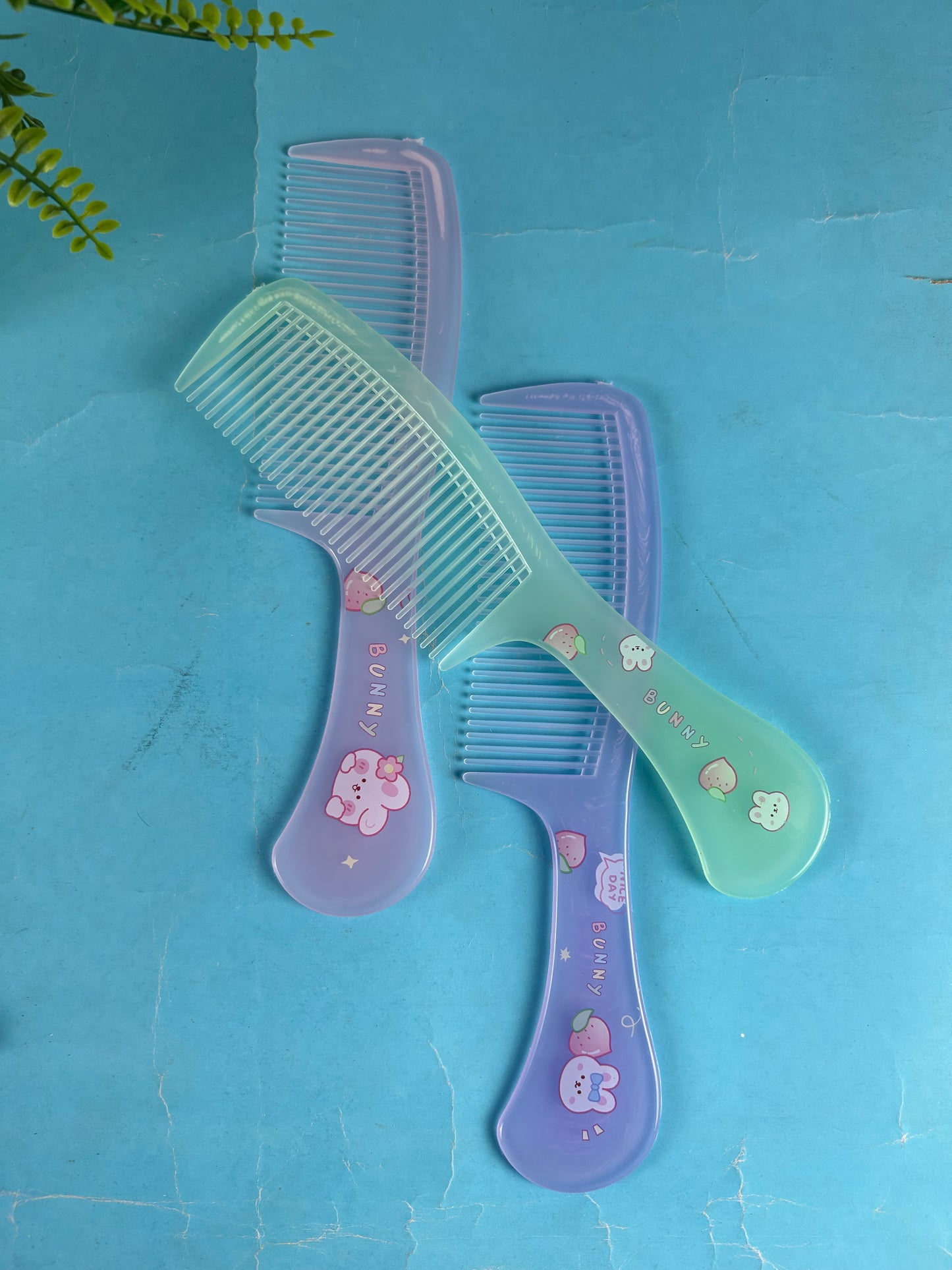 Pack of 3 Hair Comb Multicolor GHB78
