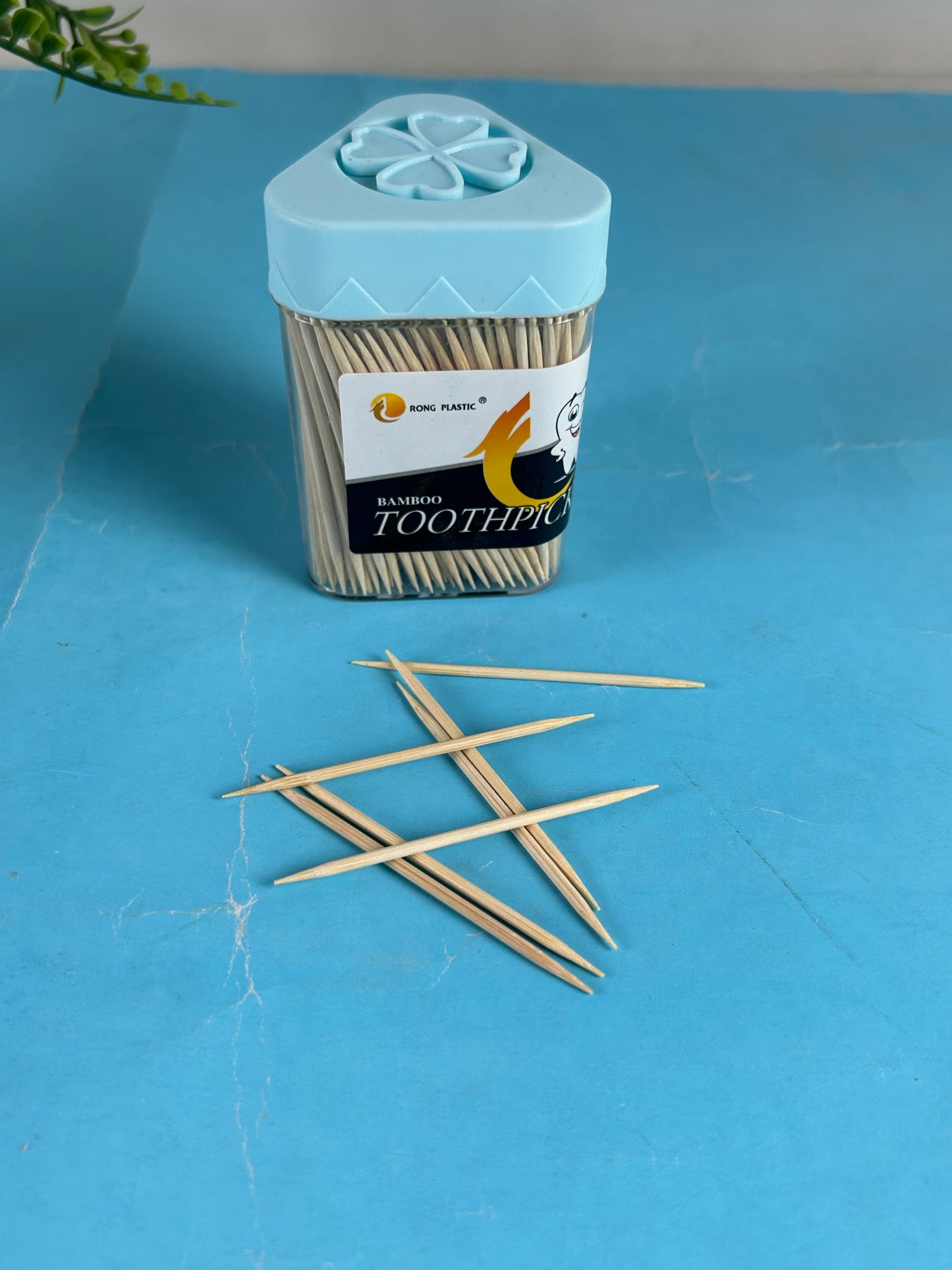 Natural Tooth Pick Jar