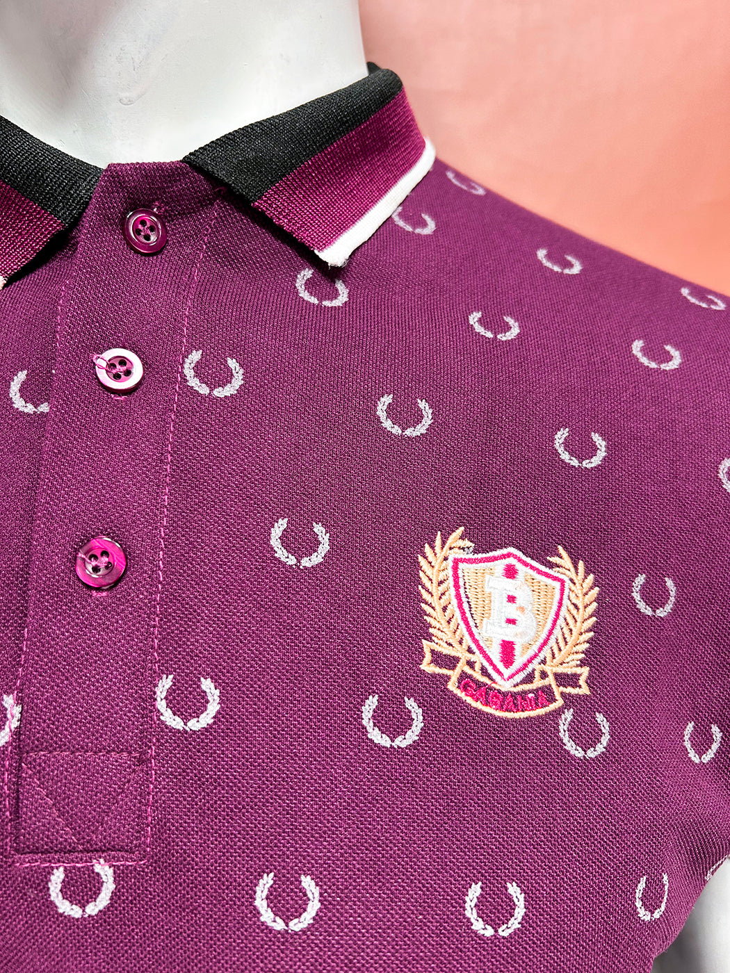 Purple Polo T-Shirt For Men MTS285