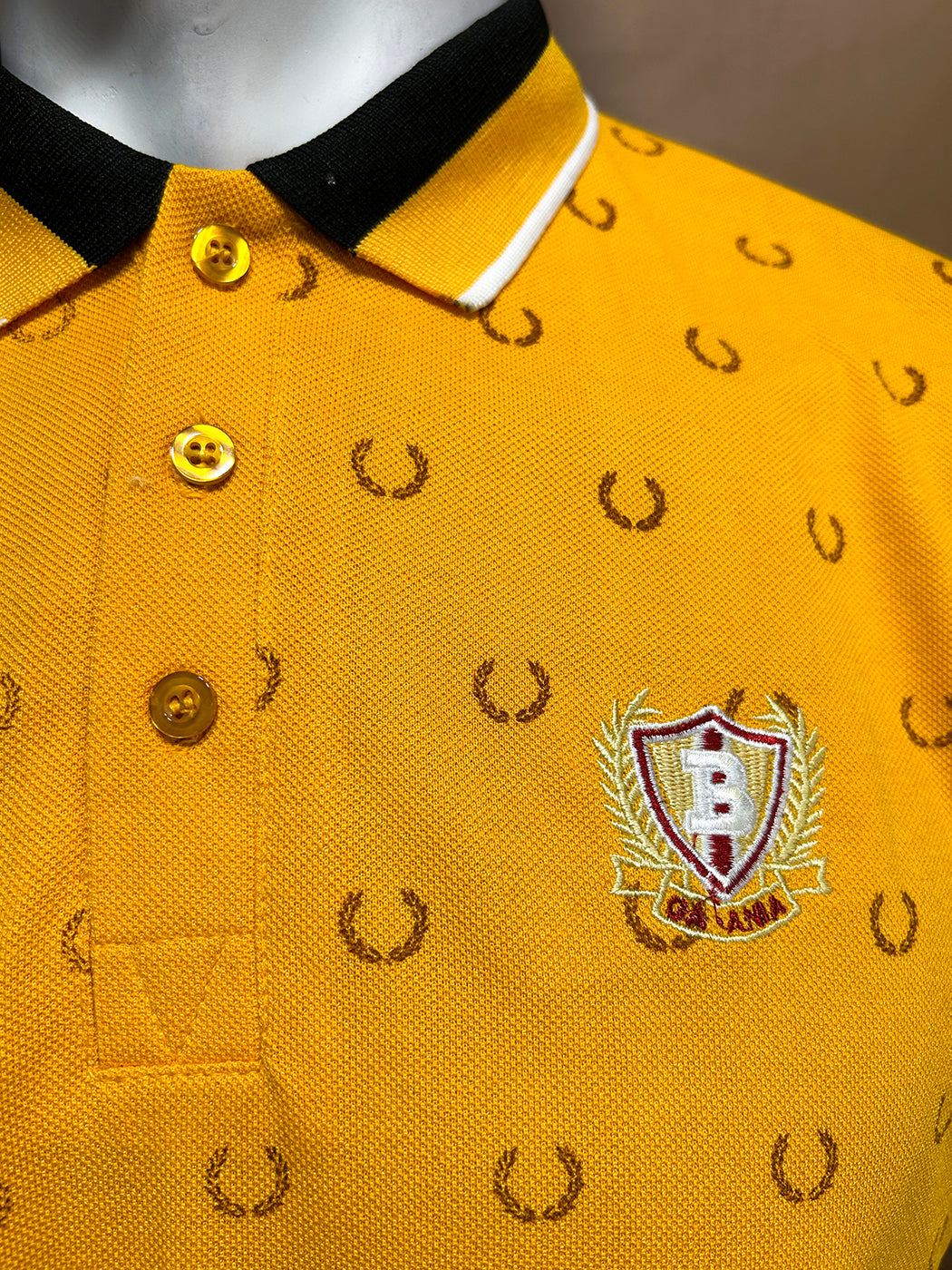 Yellow Polo T-Shirt For Men MTS286