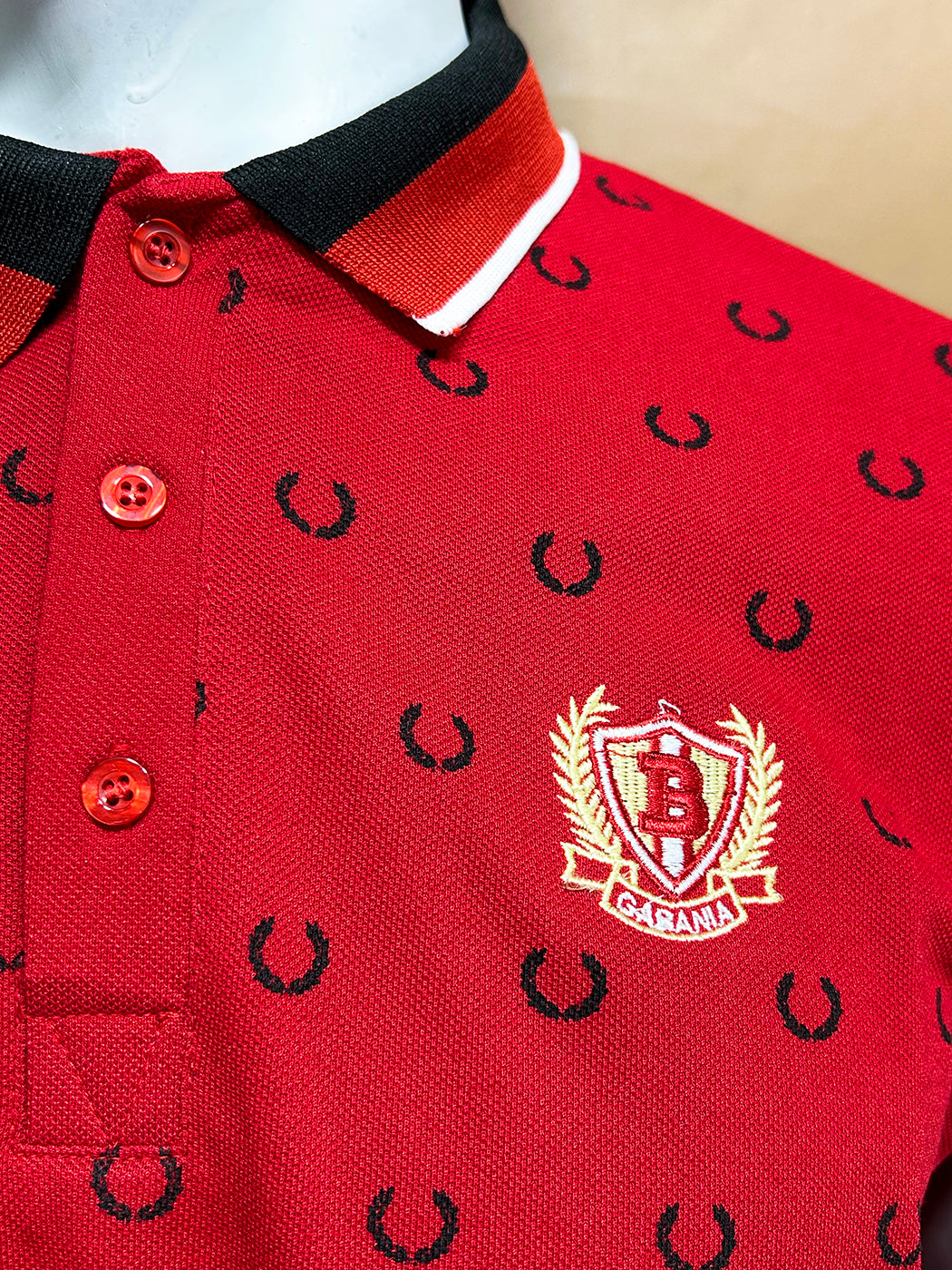 Red Polo T-Shirt For Men MTS287