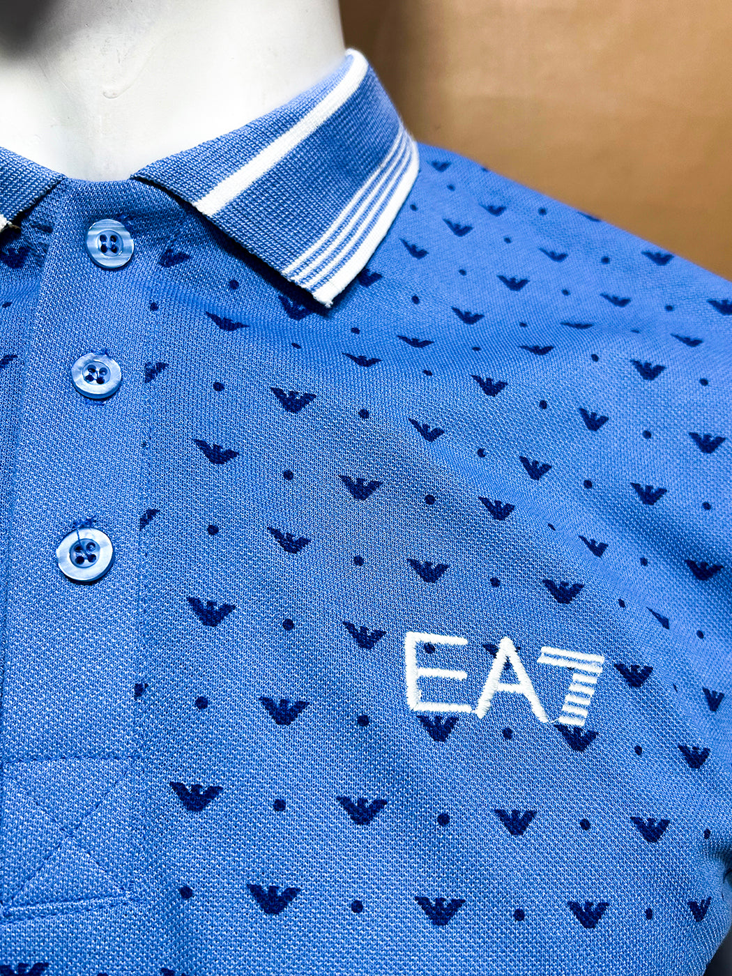 Blue Polo T-Shirt For Men MTS297