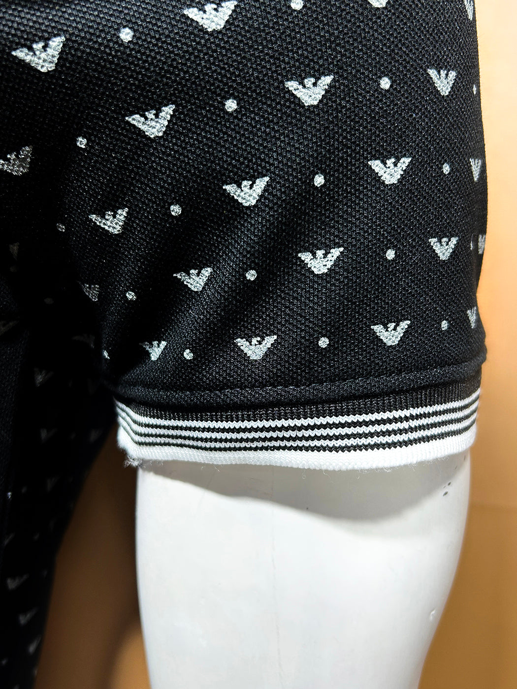 Black Polo T-Shirt For Men MTS298