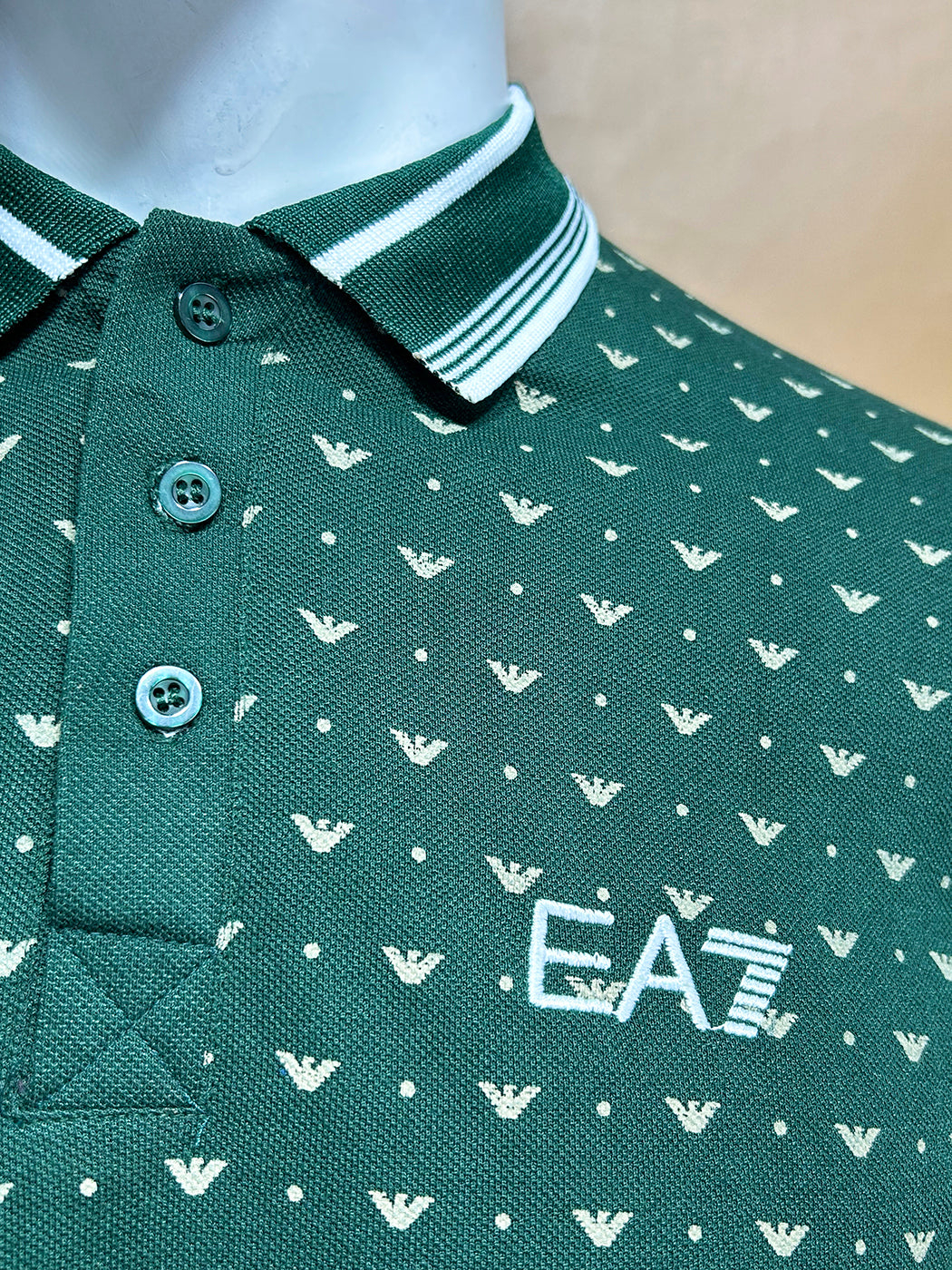 Green Polo T-Shirt For Men MTS292