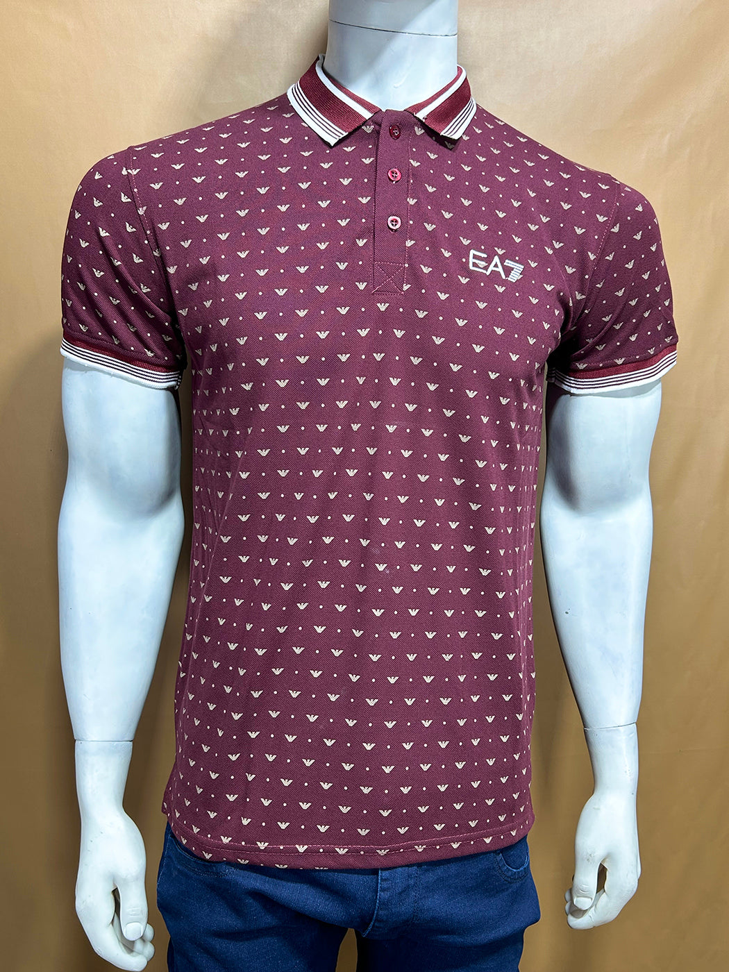 Purple Polo T-Shirt For Men MTS293