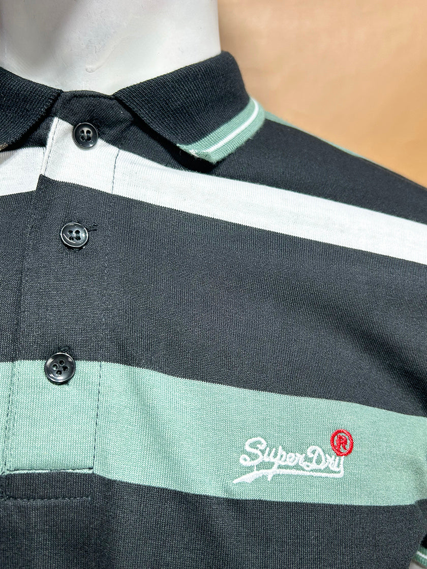 Green SuperDry Polo T-Shirt For Men MTS336